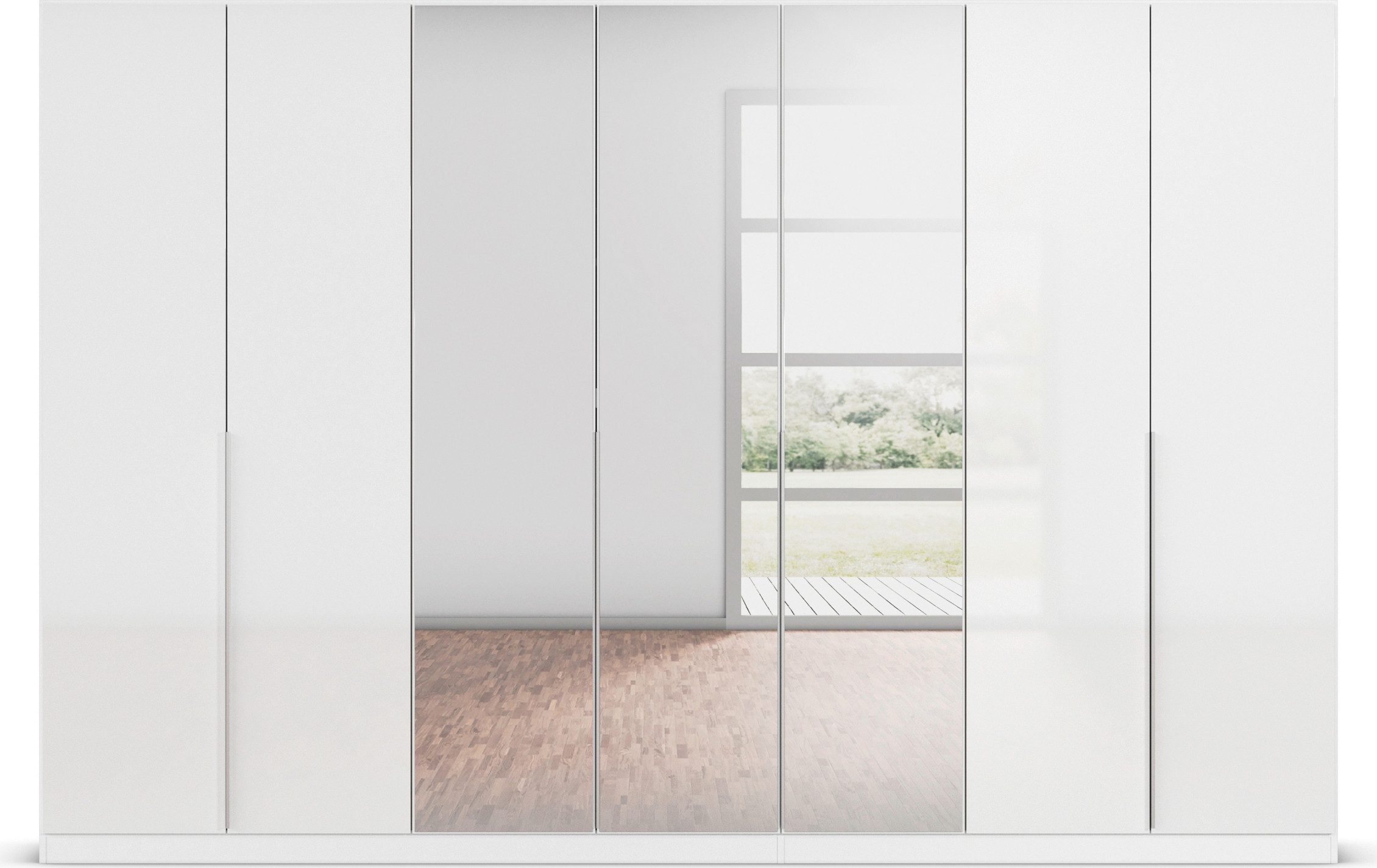 rauch Draaideurkast Kledingkast kast garderobe AGORDO met decor- of hoogglansfront doordachte binnenuitrusting, in 6 breedtes en 2 hoogtes made in germany
