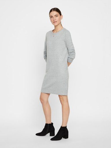 Vero Moda Gebreide jurk VMDOFFY LS O-NECK DRESS GA NOOS