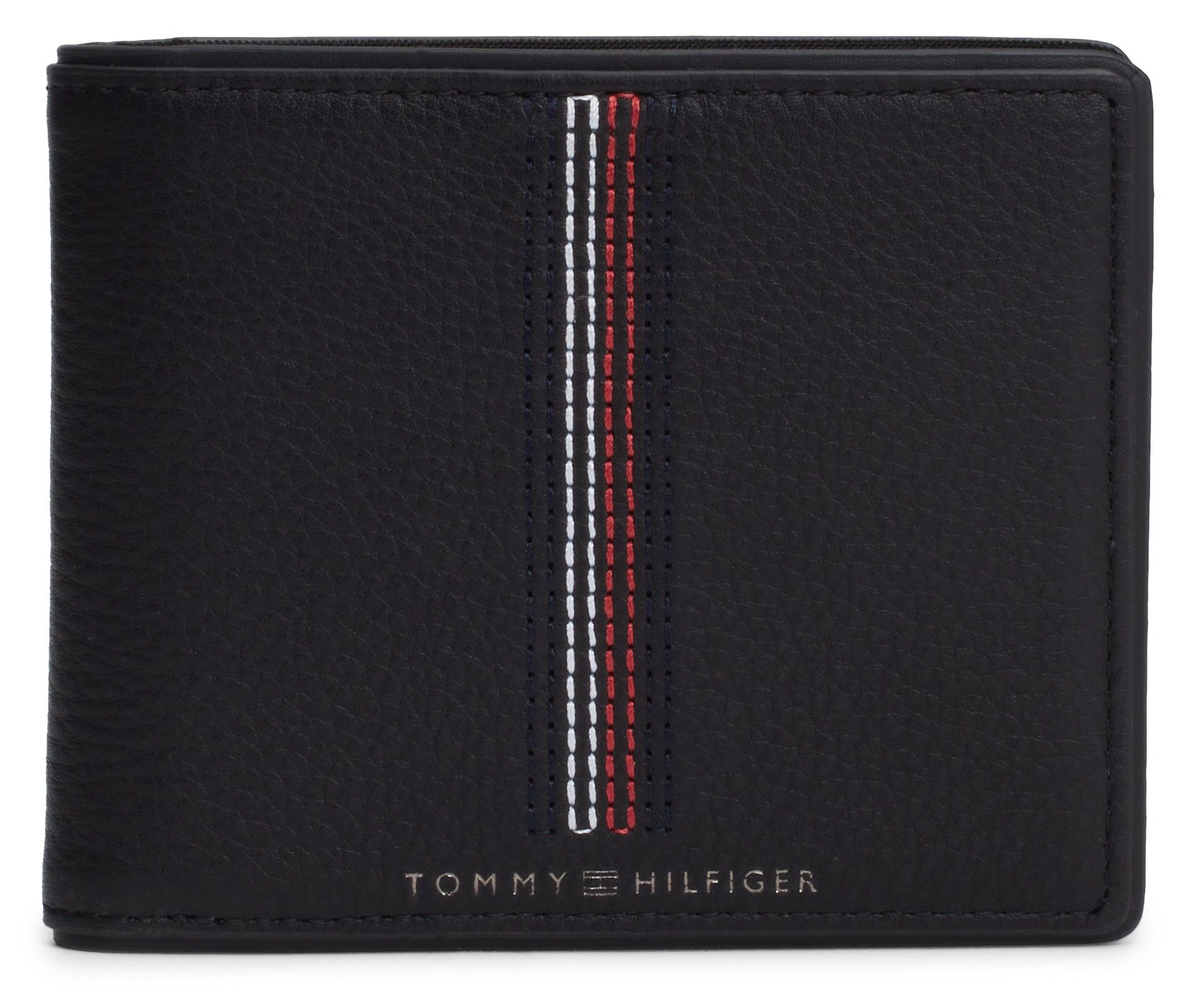 Tommy Hilfiger Heren Casual Portemonnee met Muntvak Black Heren