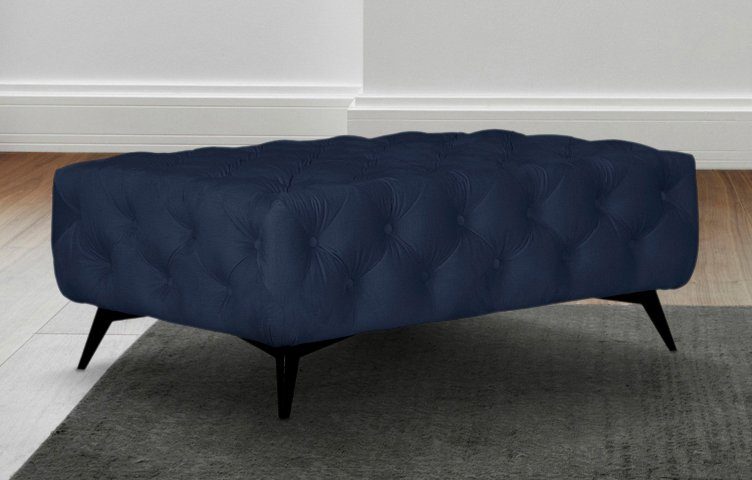 Leonique Hocker Amaury Chesterfield-look, breedte 120 cm, kleur van de poten ter keuze