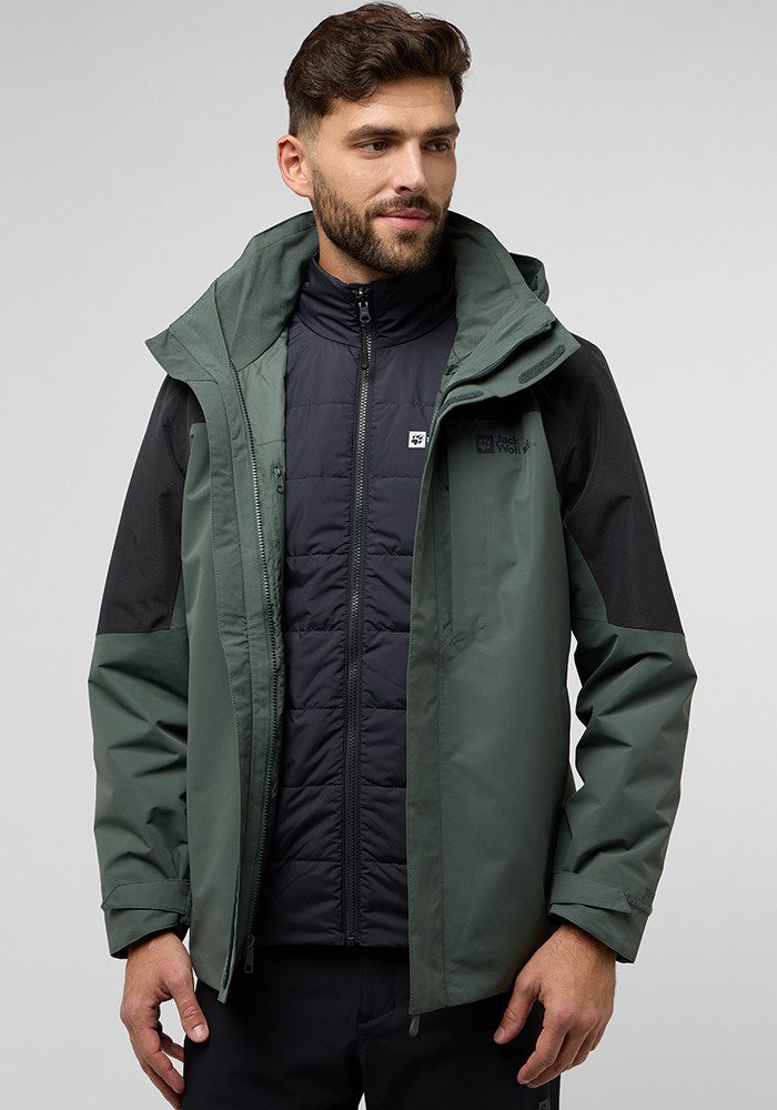 Jack Wolfskin Functioneel 3-in-1-jack ROMBERG 3-in-1 JKT M