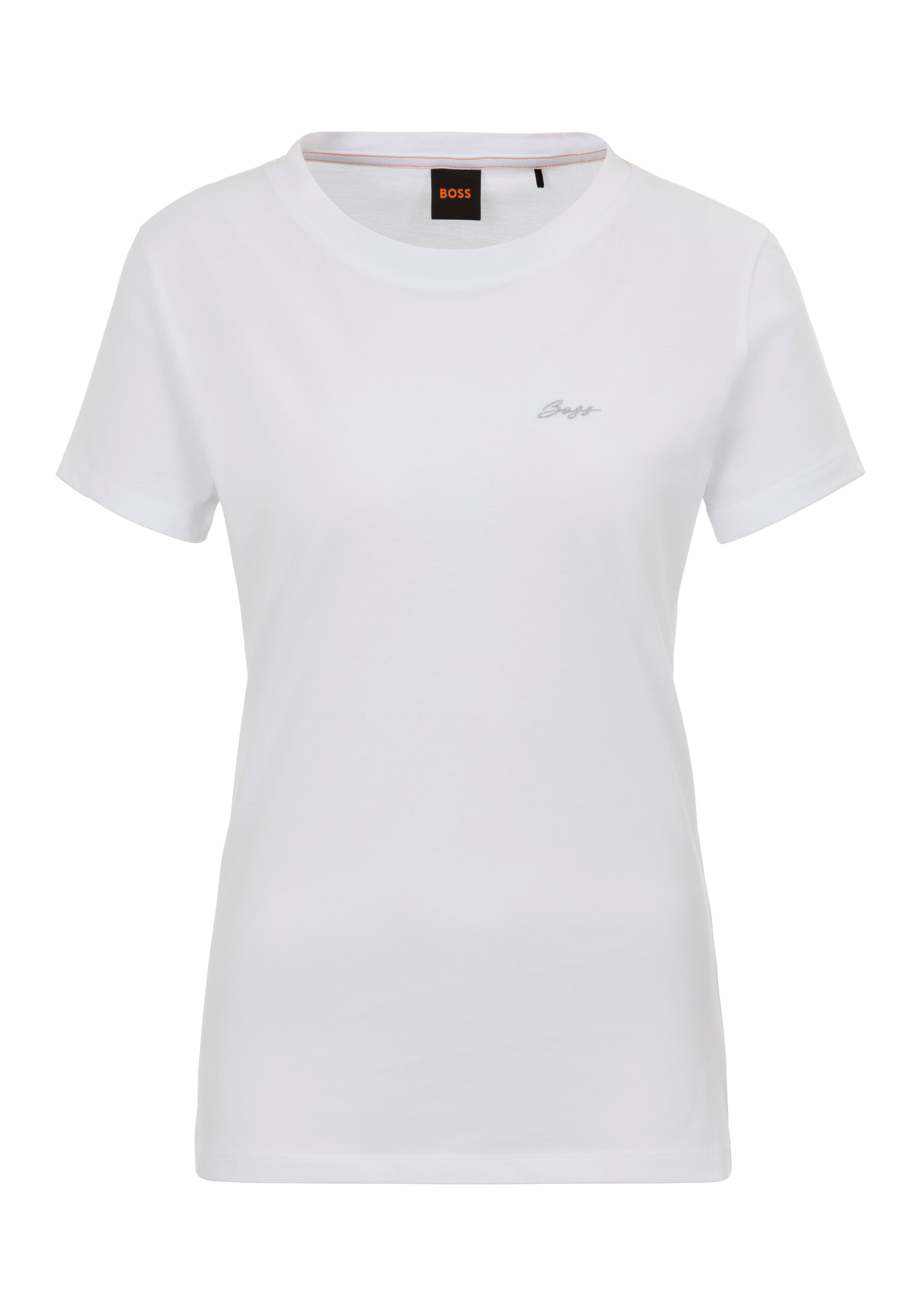 Boss Orange T-shirt met geborduurd boss-logo