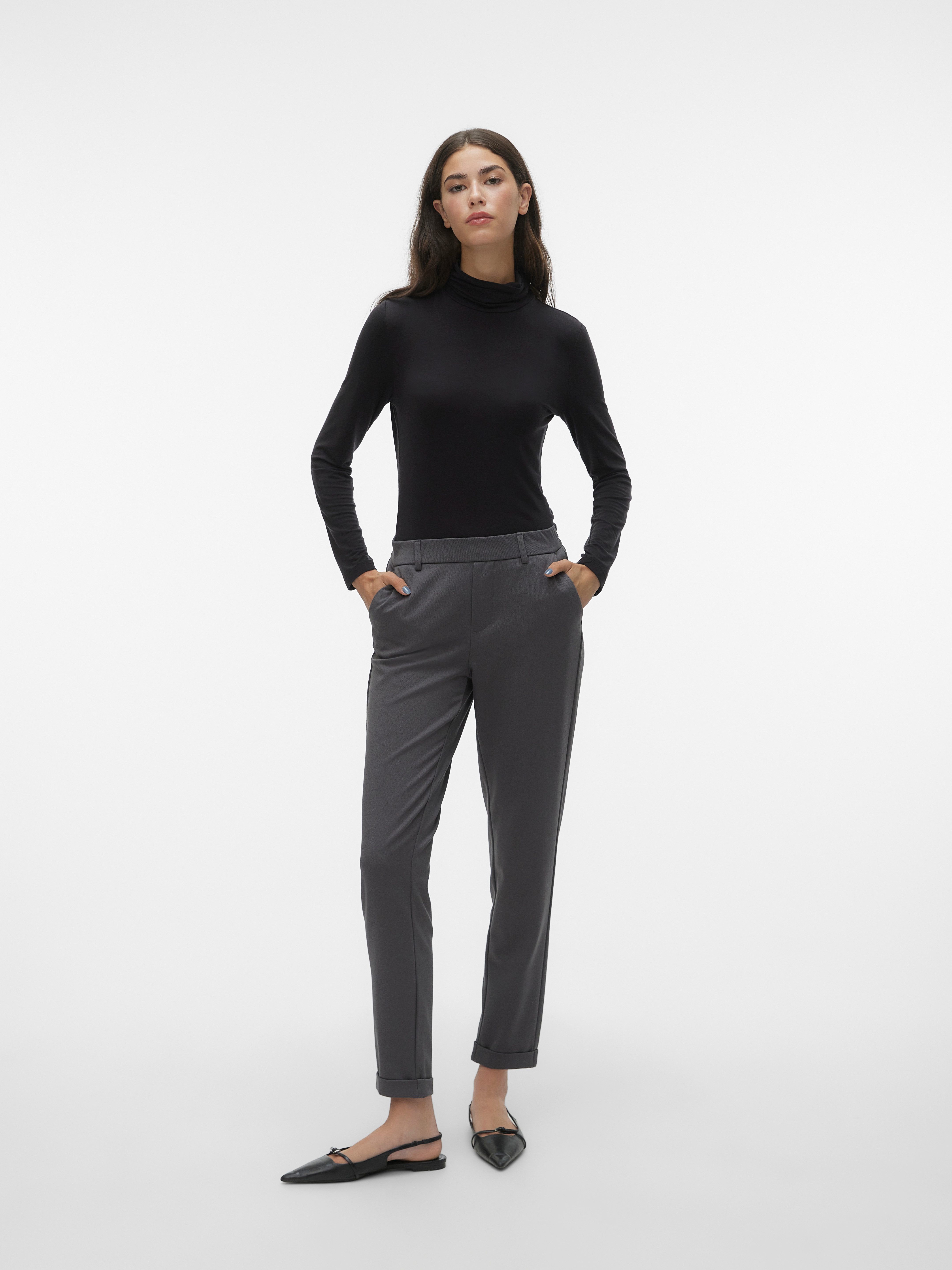Vero Moda Pantalon VMMAYA MR LOOSE SOLID PANT NOOS