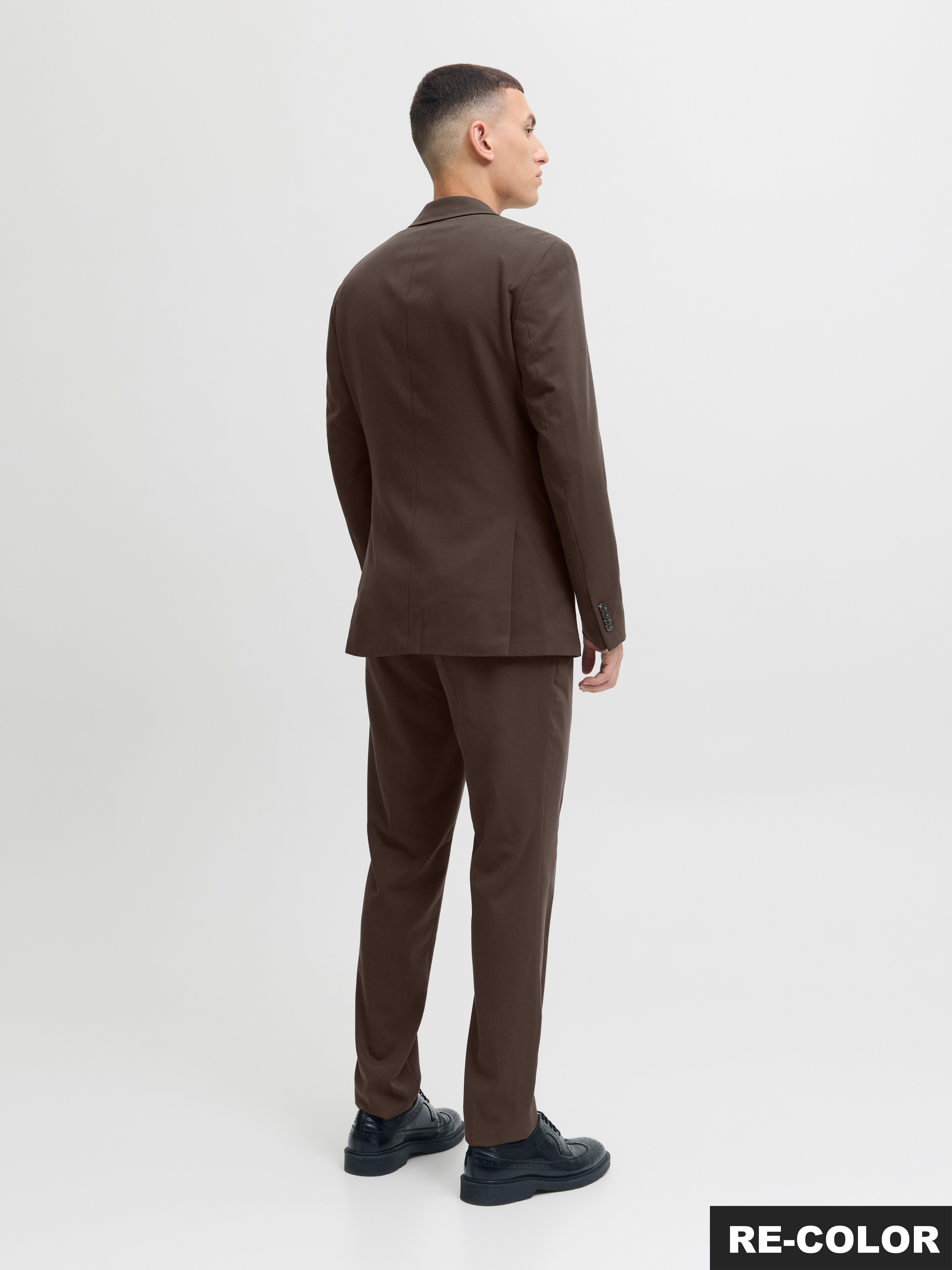Jack & Jones Pak JPRFRANCO Extra smal, onderhoudsvriendelijk, stijlvol met vallende revers (set, 2-delig)