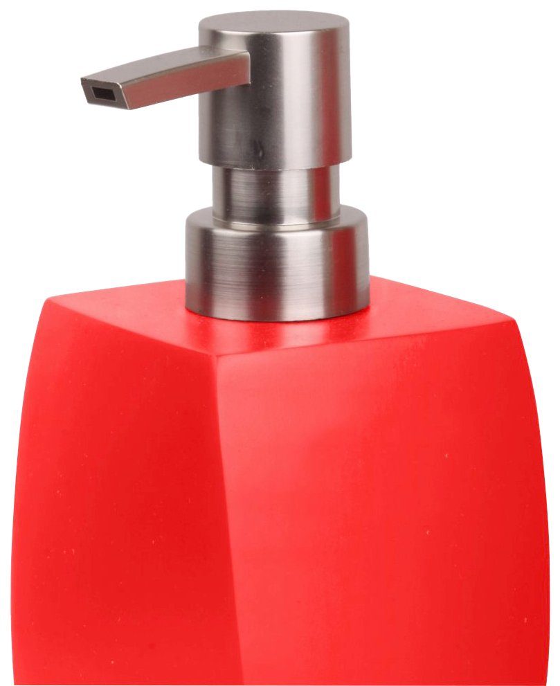 Set Red bestaand uit zeepdispenser en toiletborstel, mat (combi-set, 2-delig) nu online bestellen |