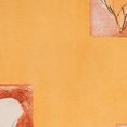 liedeco rolgordijn met zijbediening bloemen oranje rolgordijn met zijbediening, rolgordijn met kettingbediening, decoratief rolgordijn - bloemen oranje (1 stuk) oranje