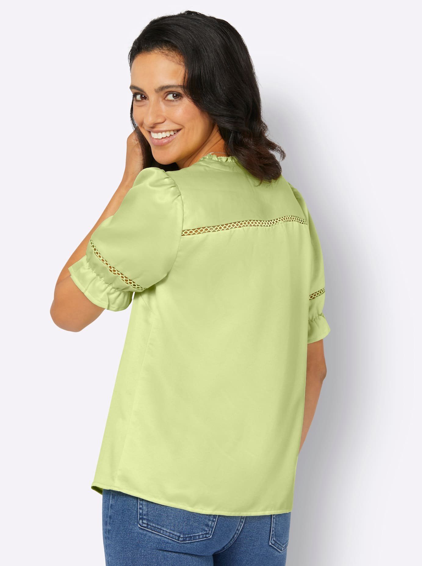 Classic Inspirationen Satijnen blouse