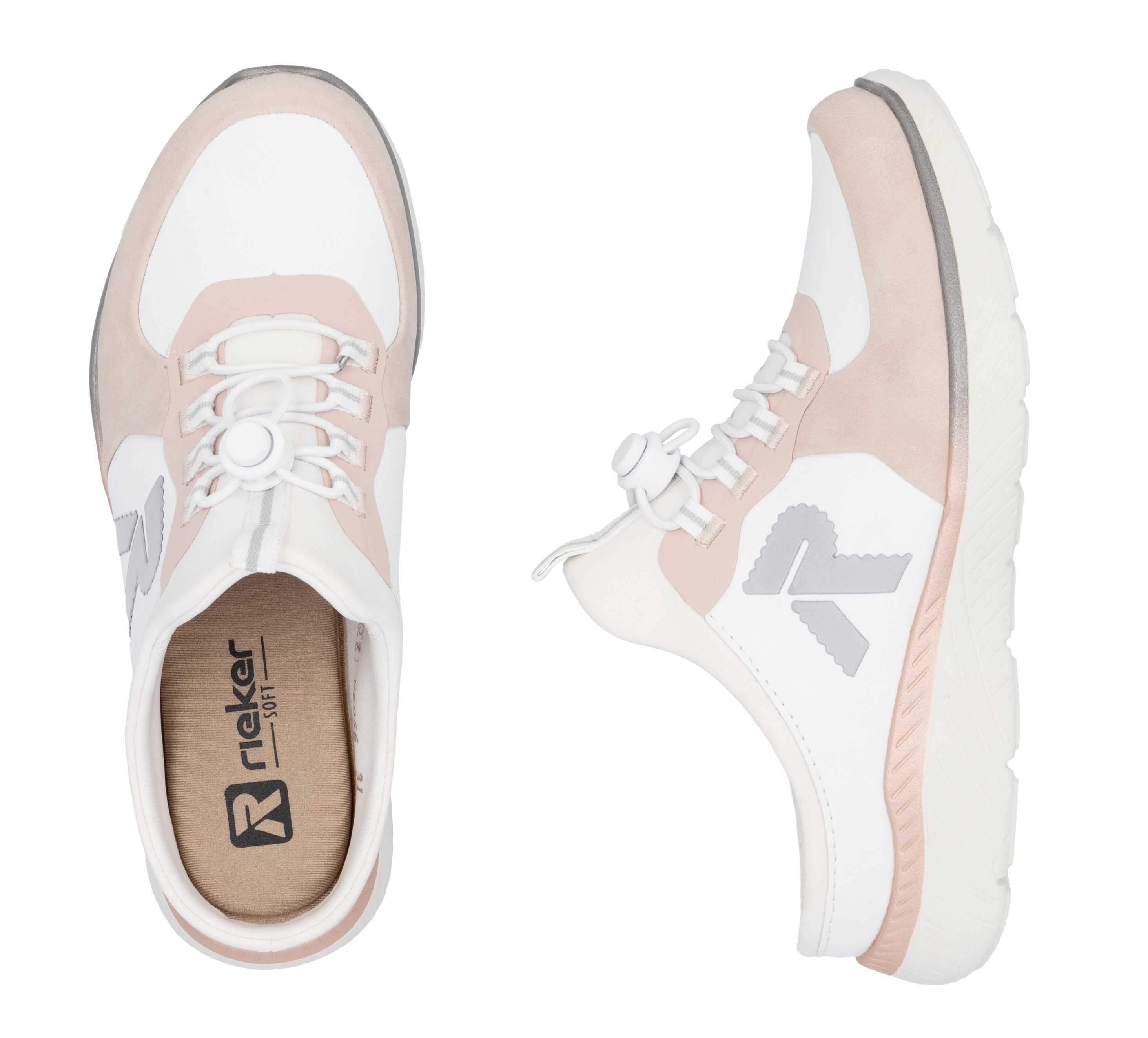 RIEKER Sport Clogs , sabot, instapschoen, zomerschoen, huisschoen in smalle vorm