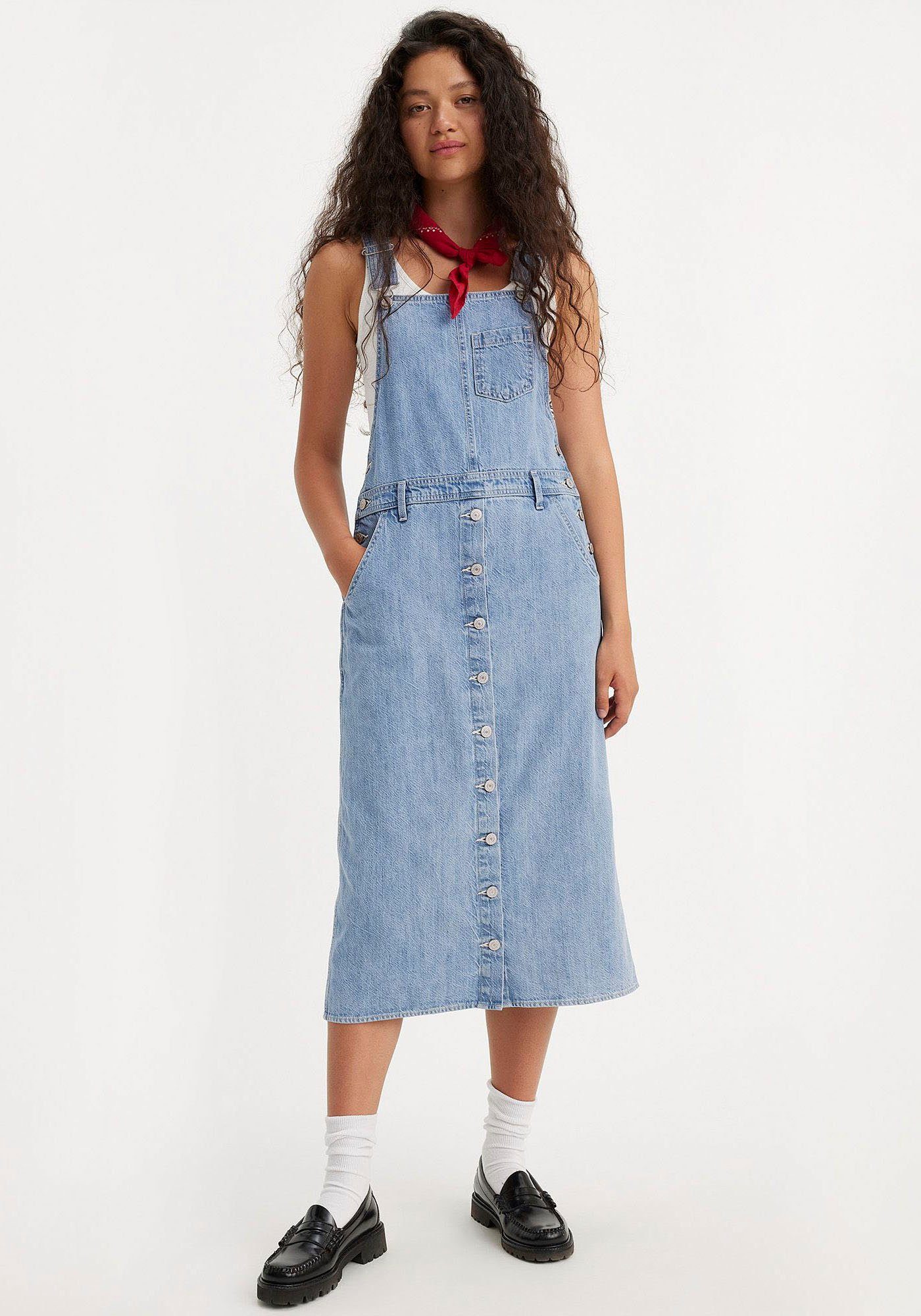 Levi's Tico Jumper Twisted Words 2 Jurk Blue Dames