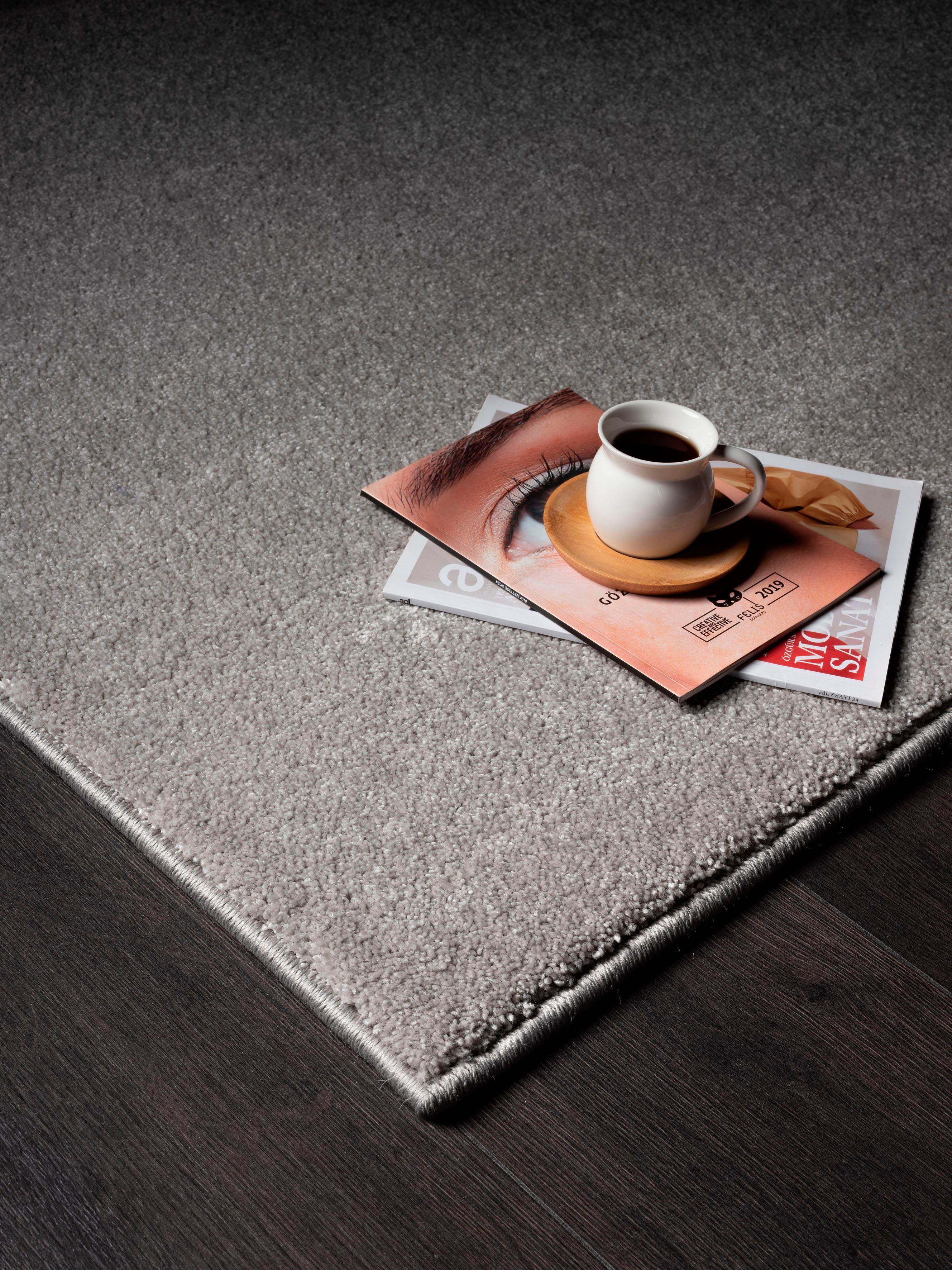 merinos Vloerkleed Montana Korte pool, unikleuren, bijzonder zacht