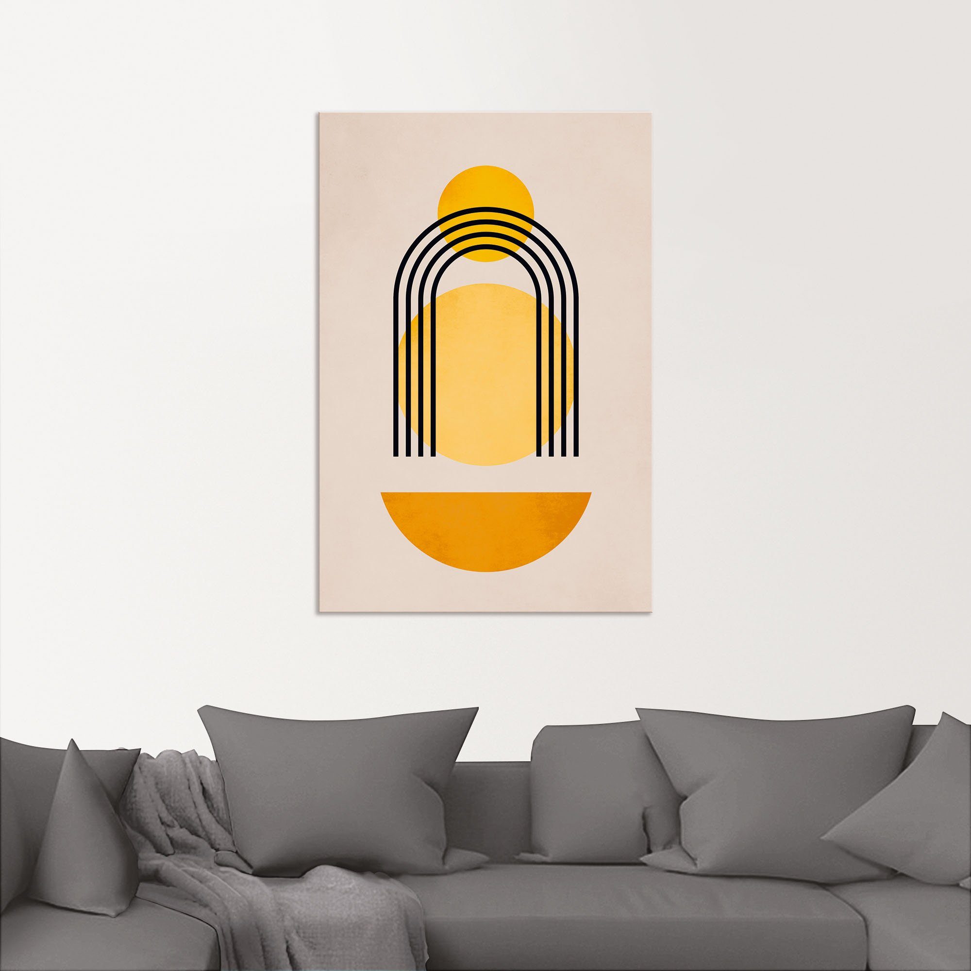 Artland Artprint Geometrica Nr. 5 als artprint van aluminium, artprint op linnen, poster, muursticker in verschillende maten