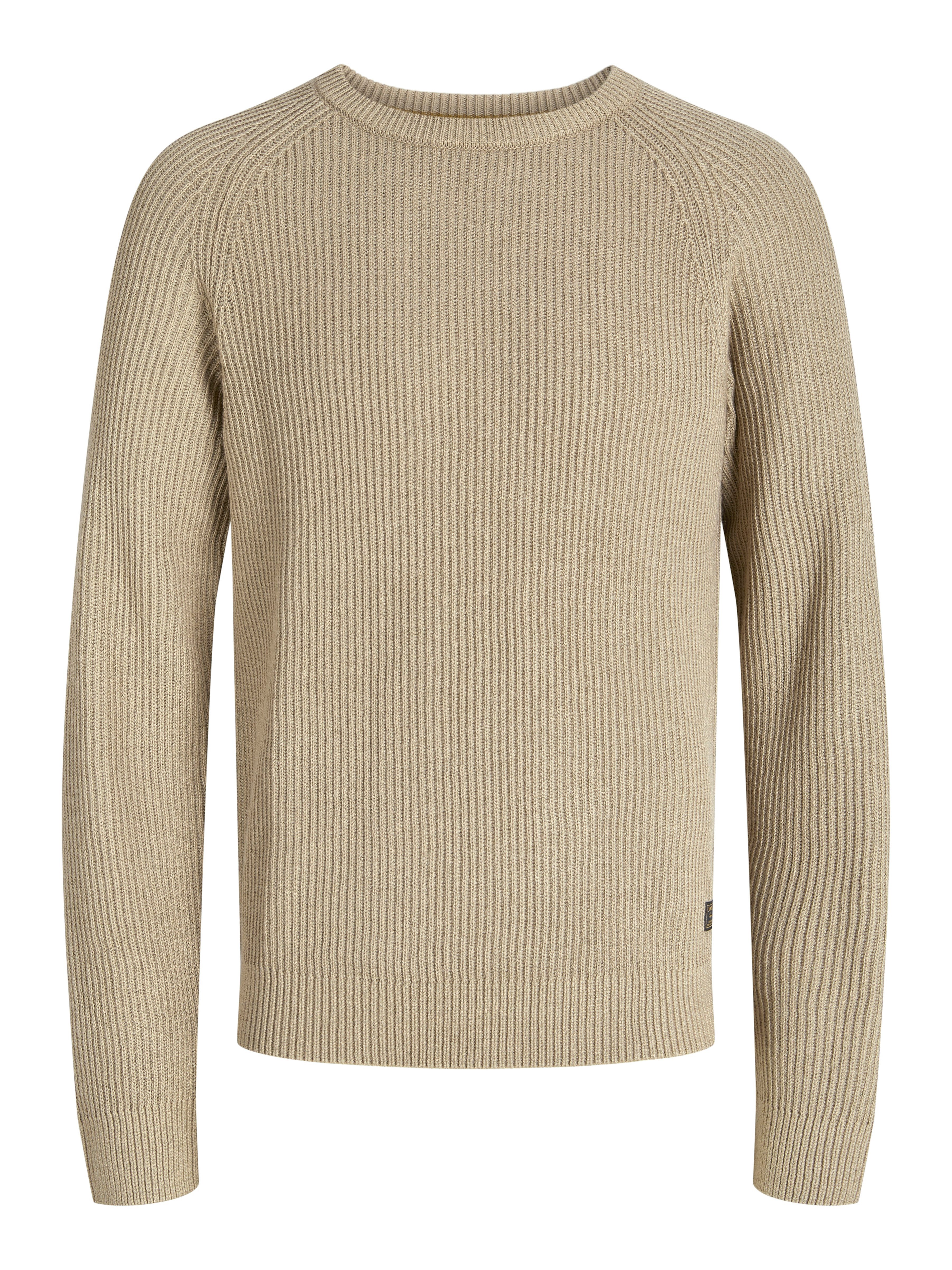 Jack & Jones Trui met ronde hals JJPANNEL KNIT CREW NECK AW25