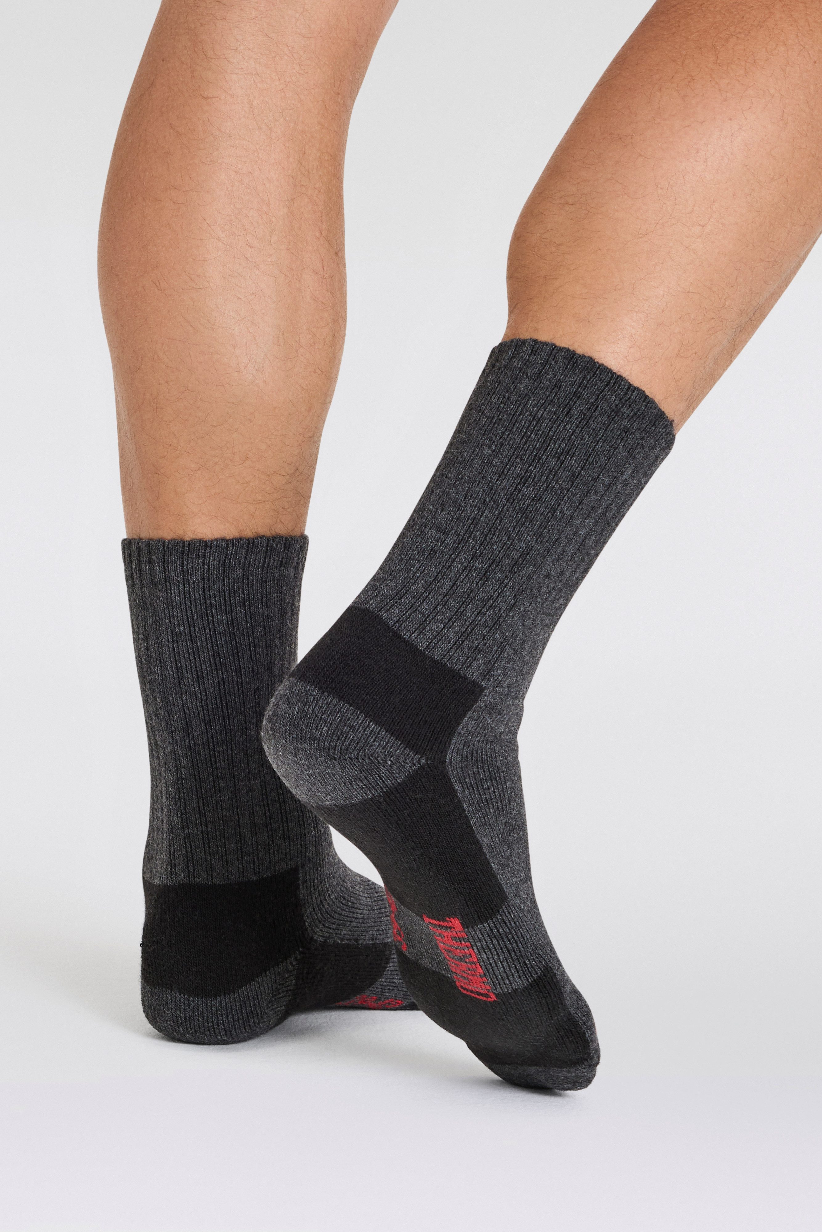 Apollo Basic sokken THERMAL TRACKING SOCKS Unisex met verwarmende merinowol (2 paar Set van 3)