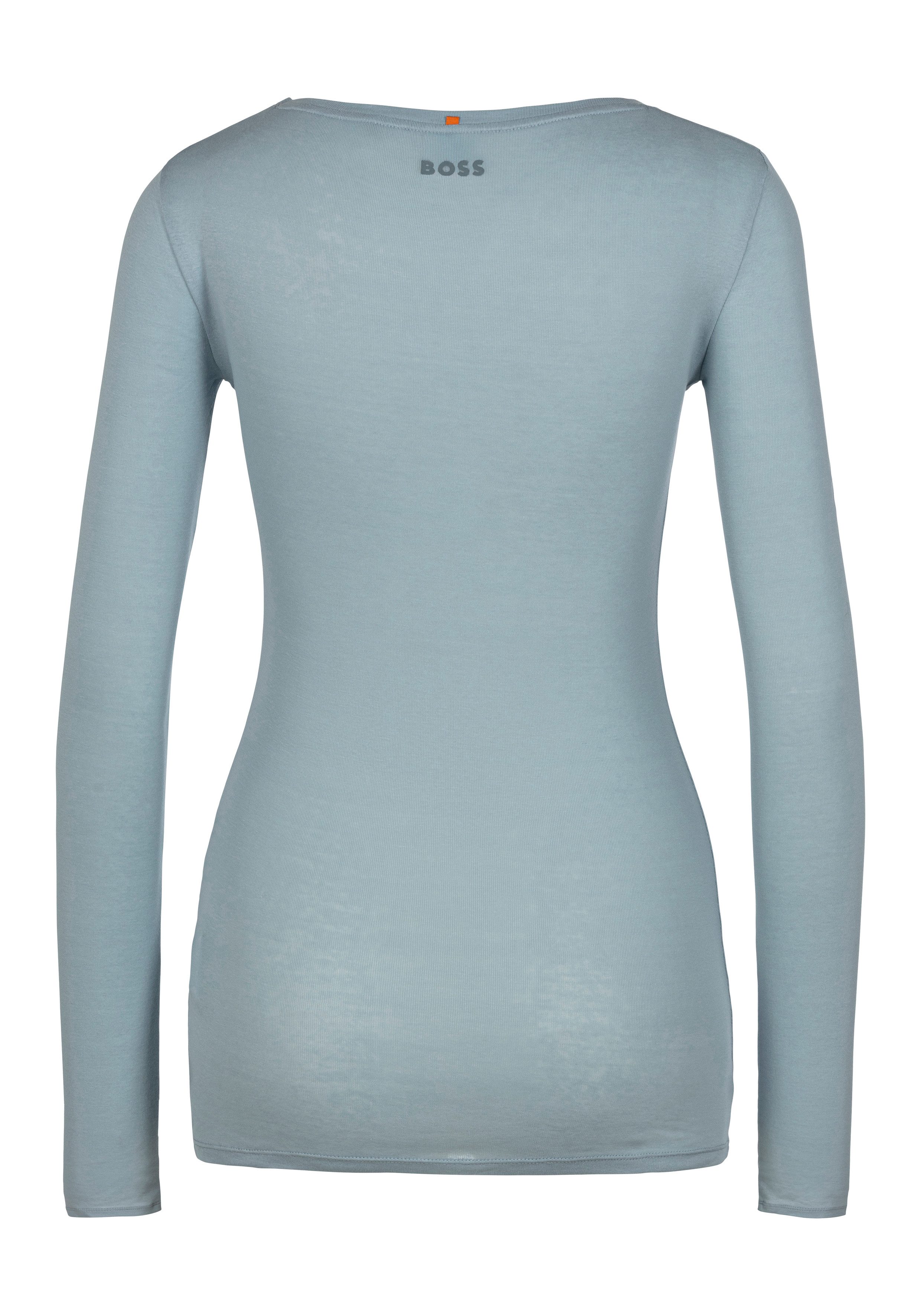 Boss Orange Shirt met lange mouwen C_Elayer met diepe hals