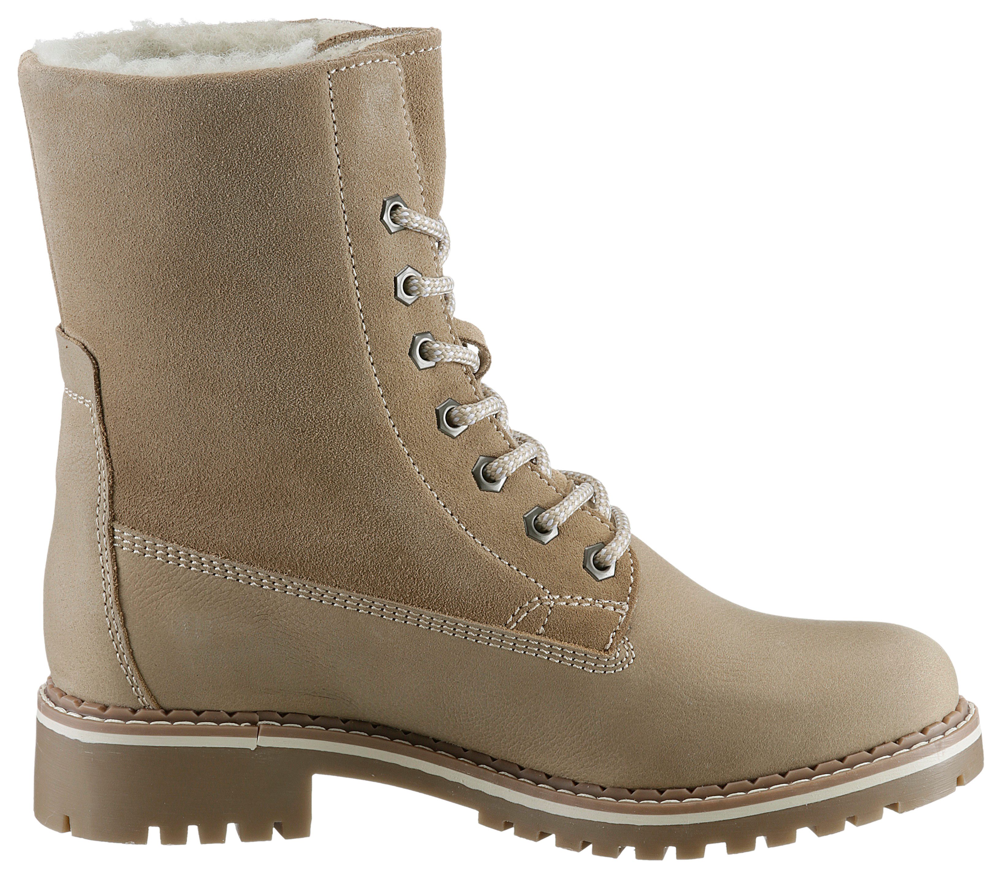 Tamaris Winterlaarzen hakken, winter-enkellaars, outdoorschoen met duo tex-uitrusting