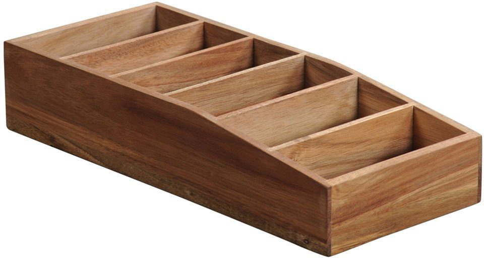 KESPER for kitchen & home Organizer Opbergdoos, voor zaksoepen, van FSC®-gecertificeerd acaciahout (1 stuk)