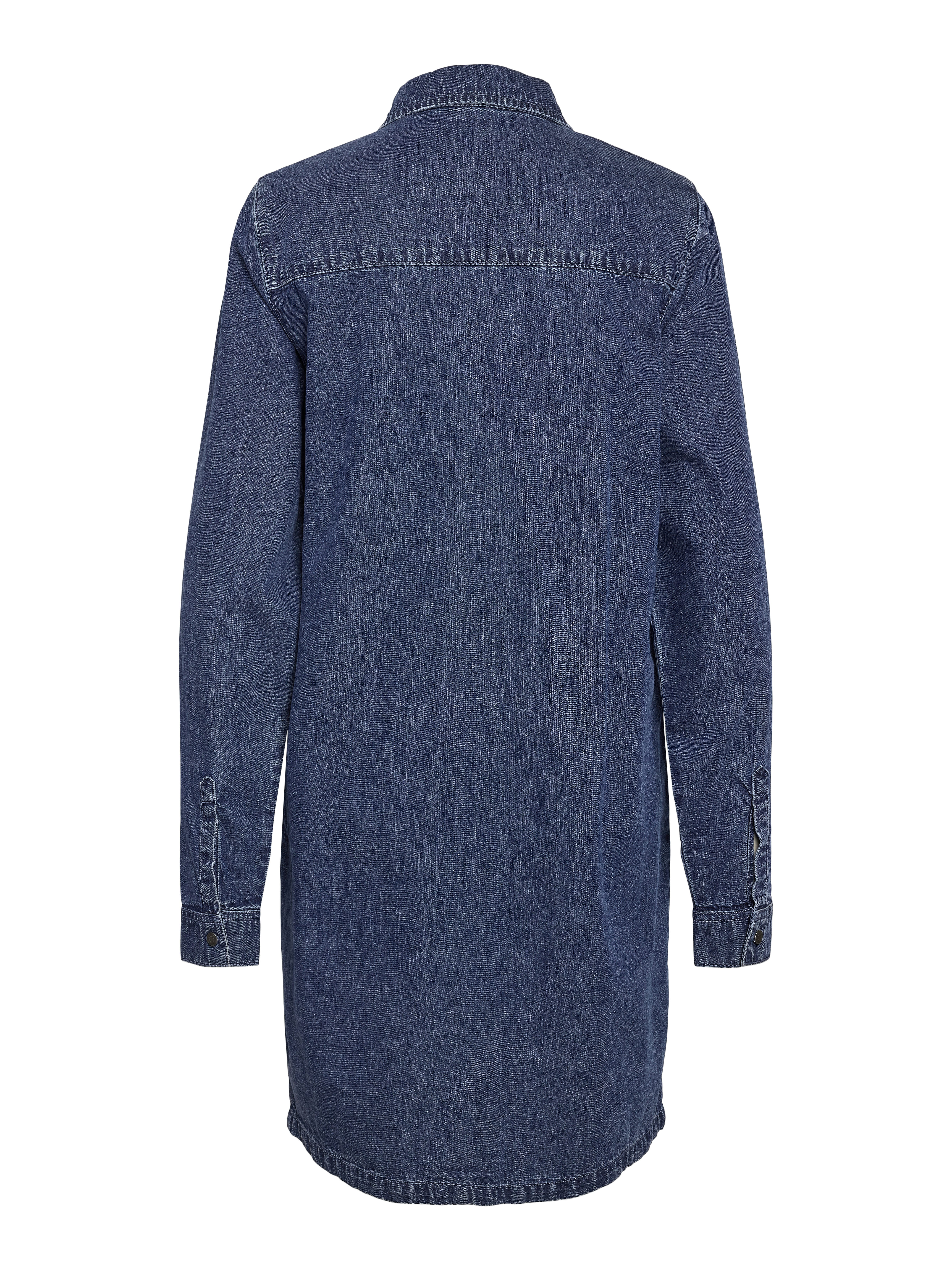 Noisy may Jeans jurk NMNEW SIGNE L/S DENIM DRESS VI002MB LX