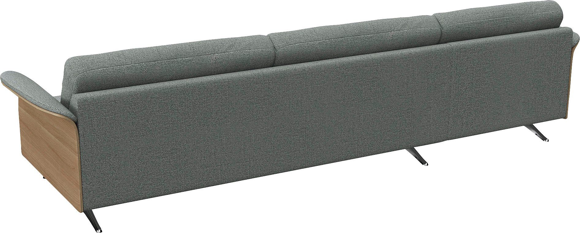 FLEXLUX Hoekbank Glow, super comfortabel door hoogwaardige zitconstructie met binnenvering, L-vorm