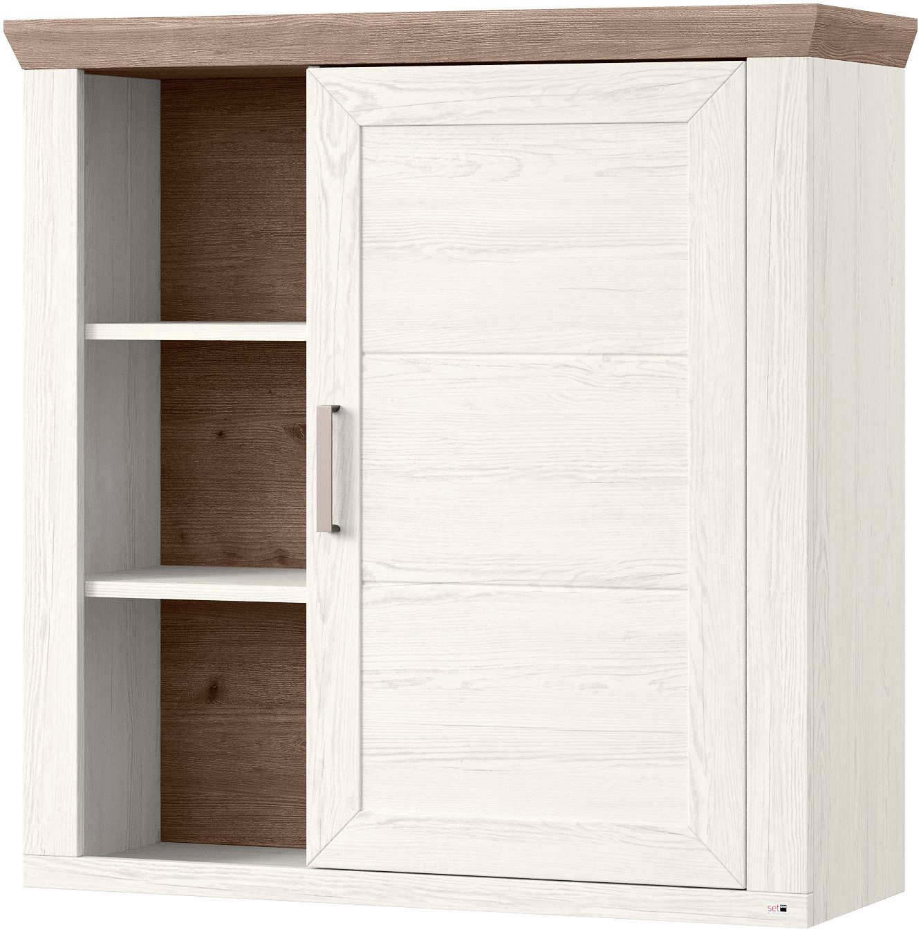 set one by Musterring Hangkast York Type 23, met deur en open vakken, verlichting optioneel, B 105 cm