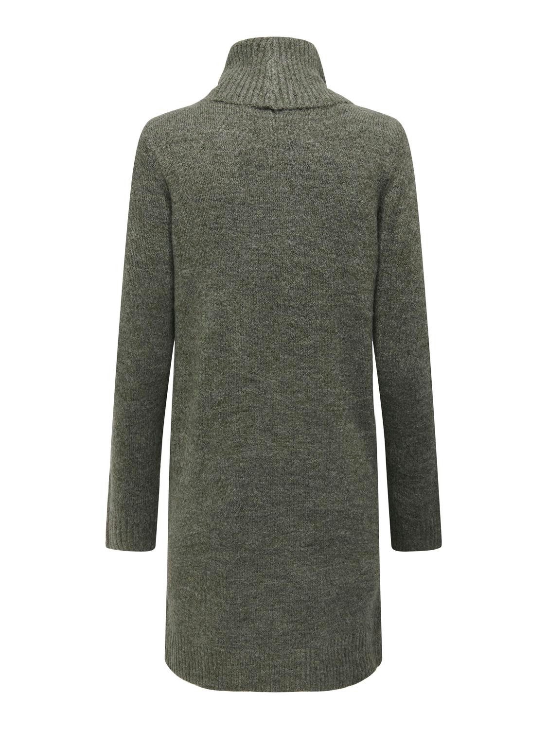 JDY Gebreide jurk ELANORA L S COWLNECK DRESS KNT NOOS