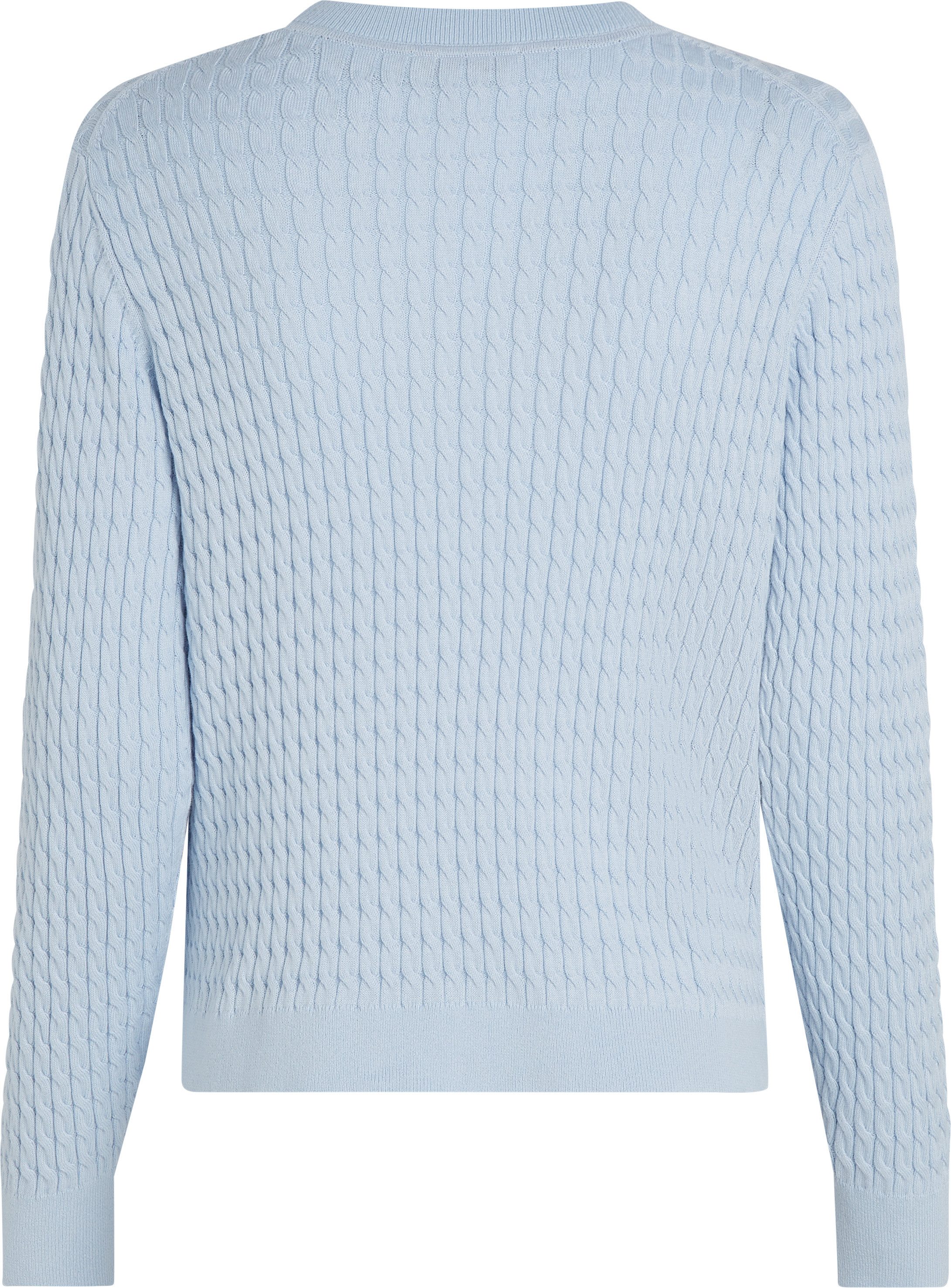 Tommy Hilfiger Trui met ronde hals CO CABLE C-NK LS SWEATER