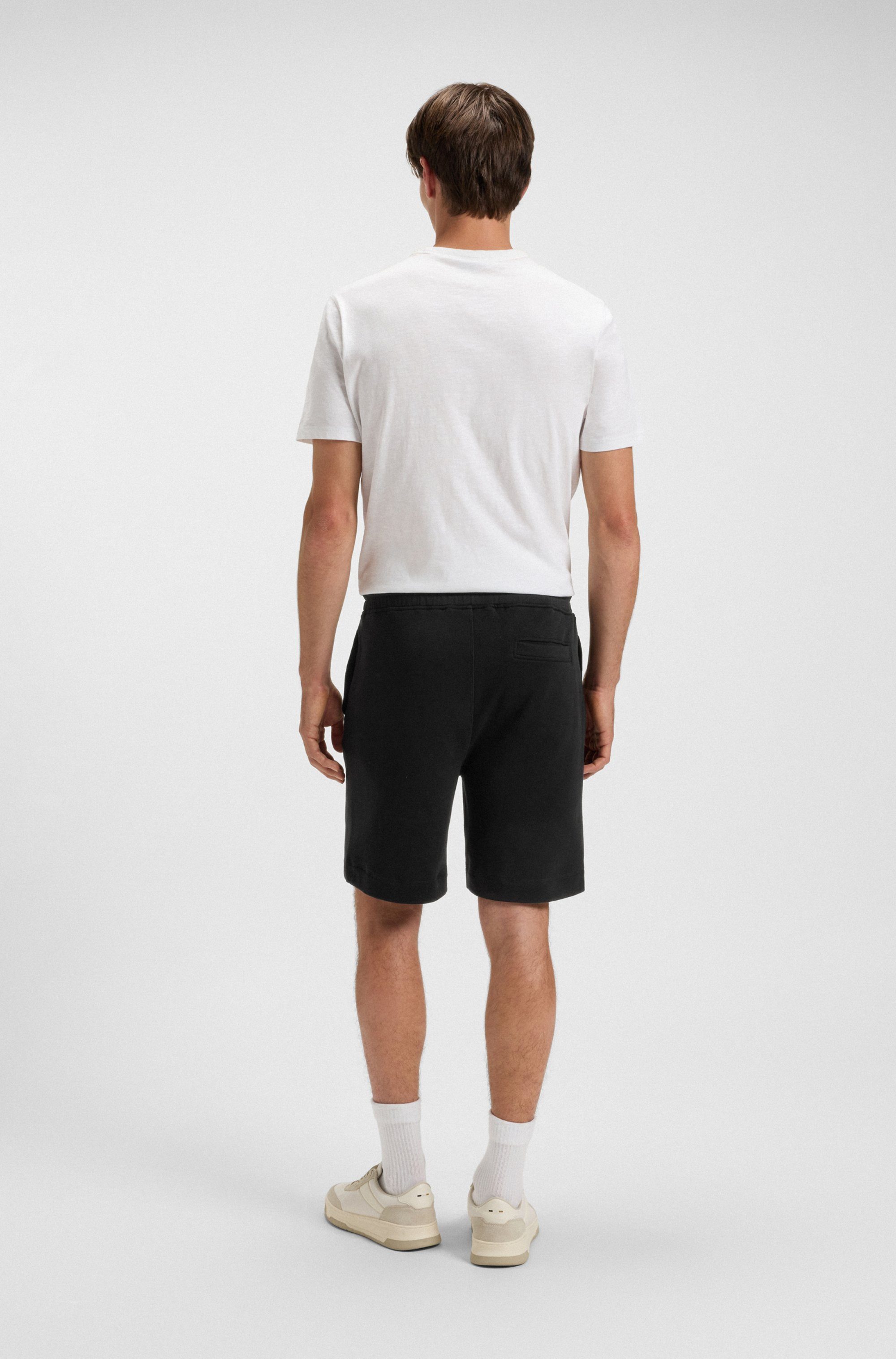 Boss Orange Sweatshort Sewalk met boss-merklabel