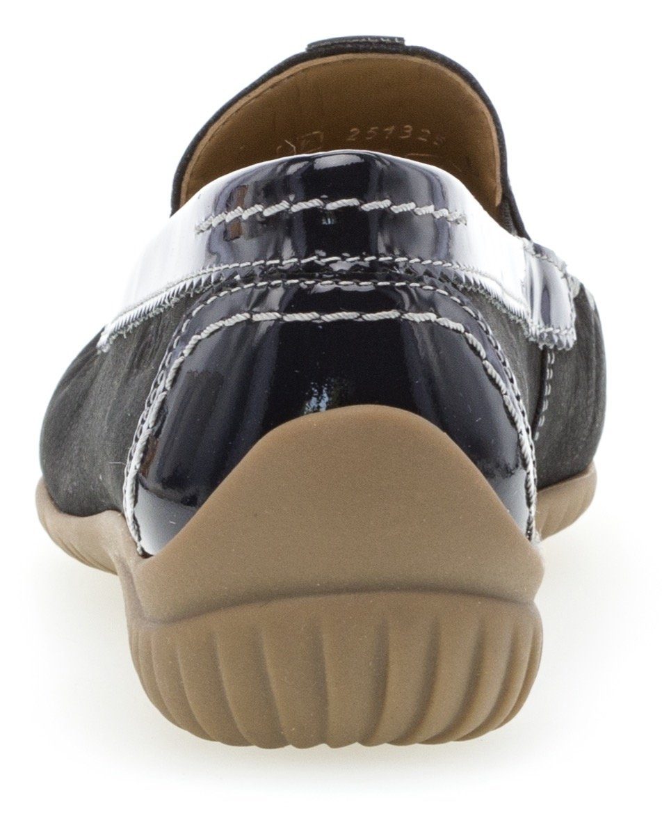 Gabor Mocassins Florence Slipper, instapschoen met elastiek, breedte G (=breed)