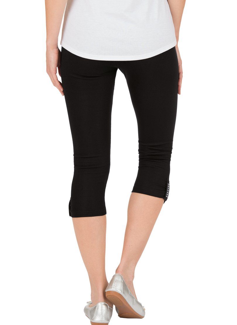 Trigema Legging TRIGEMA legging 7/8 met kristallen (1-delig)