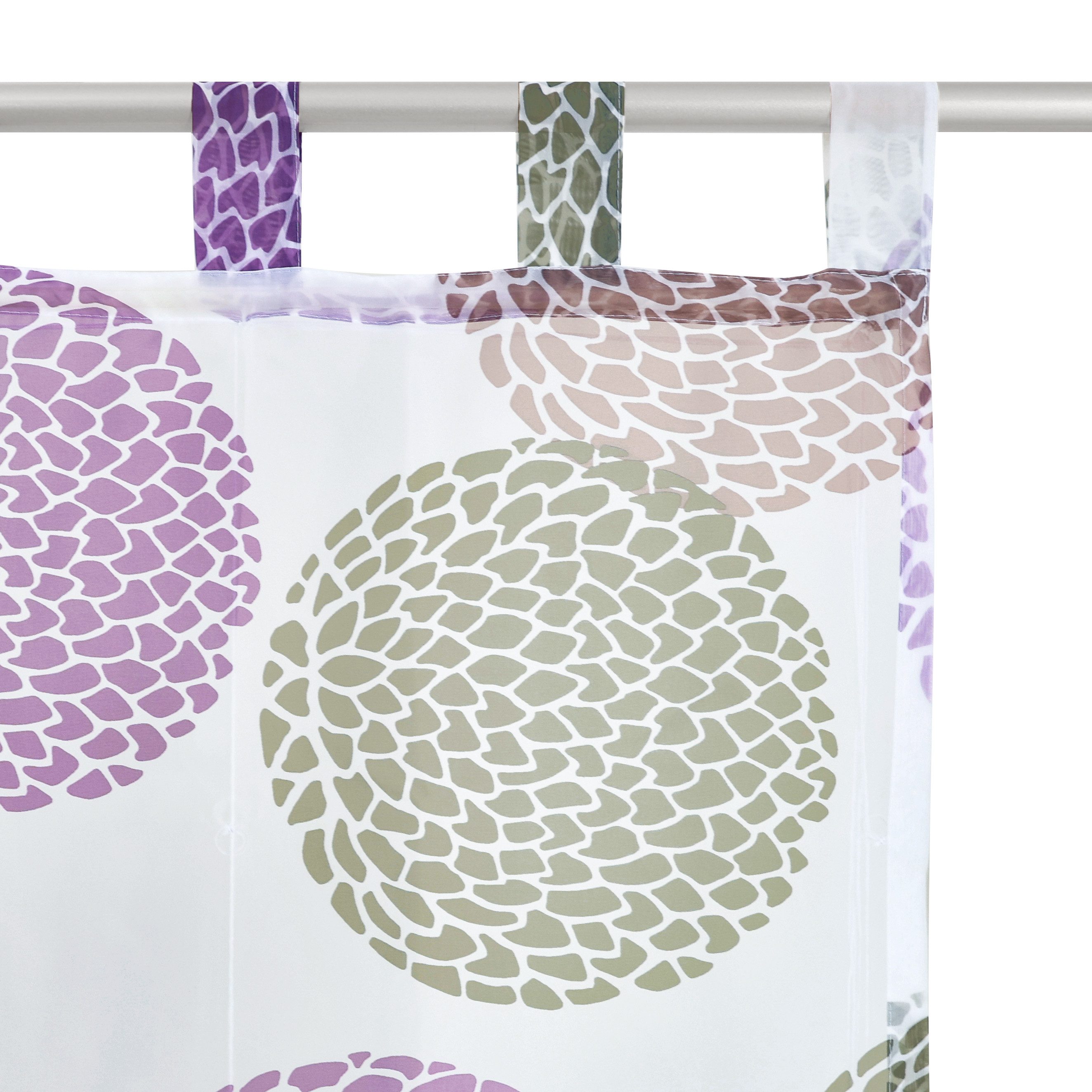 my home Romeins rolgordijn Belem Transparant, voile, polyester (1 stuk)
