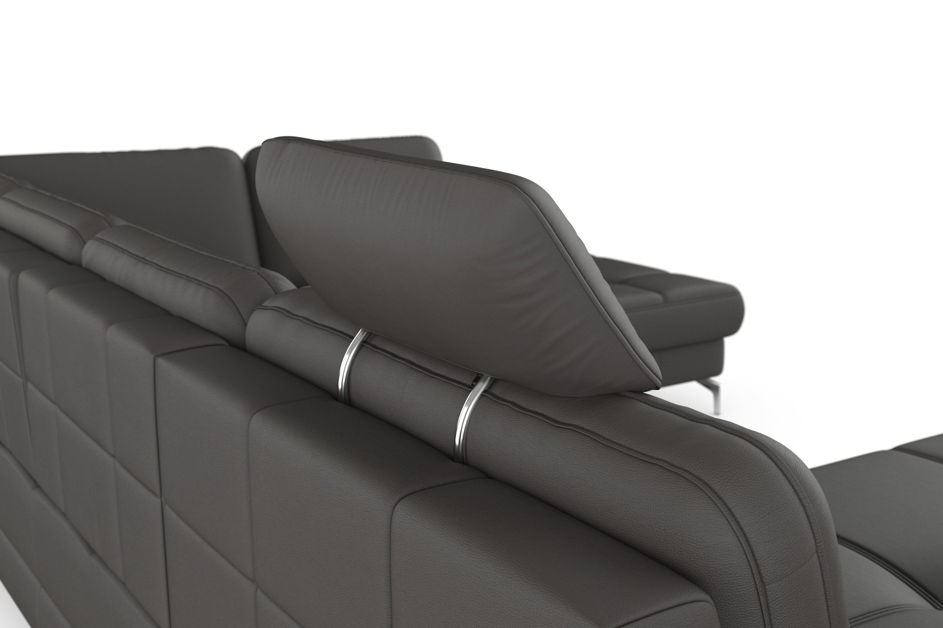 sit&more Zithoek Bendigo U-vorm inclusief zitdiepteverstelling, bodemvrijheid 12 cm, in 2 pootkleuren
