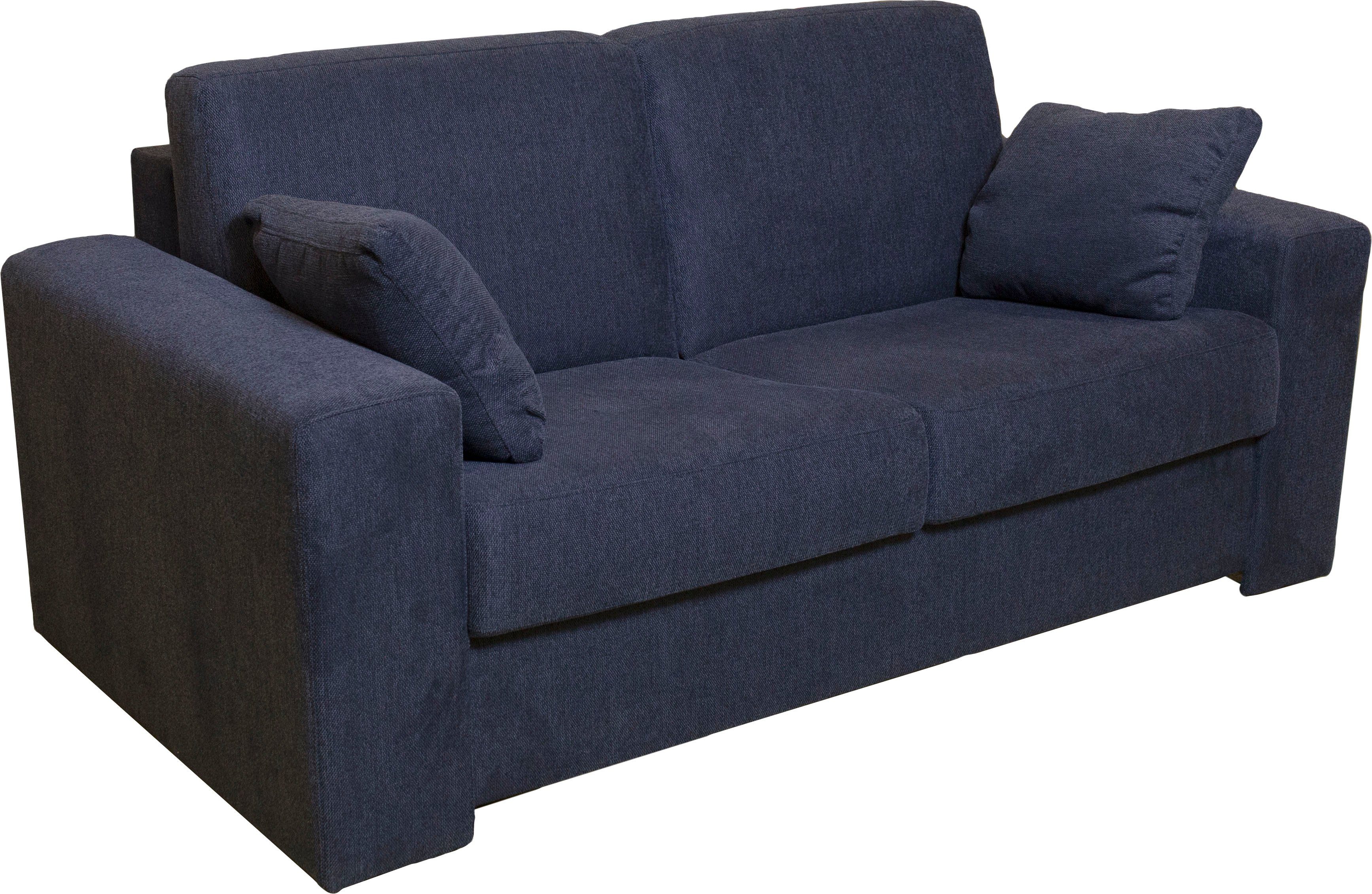 Home affaire 2-zitsbank Roma matras hoogte 14 cm Bedfunctie, met vering, Afmeting liggend ca. 123x198 cm