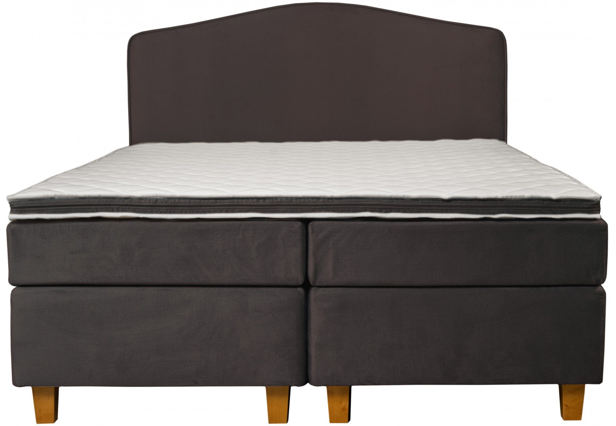 INOSIGN Boxspring Jalma Poten van massief berkenhout, incl. topmatras