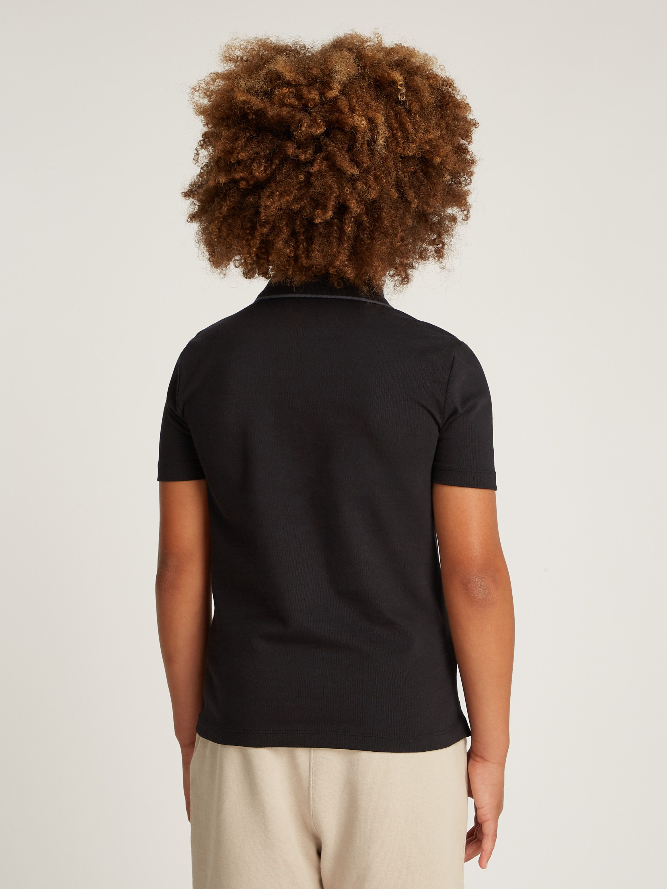 Calvin Klein Poloshirt EMBRO. CK LOGO PIQUE POLO voor kinderen tot 16 jaar met logo-opdruk