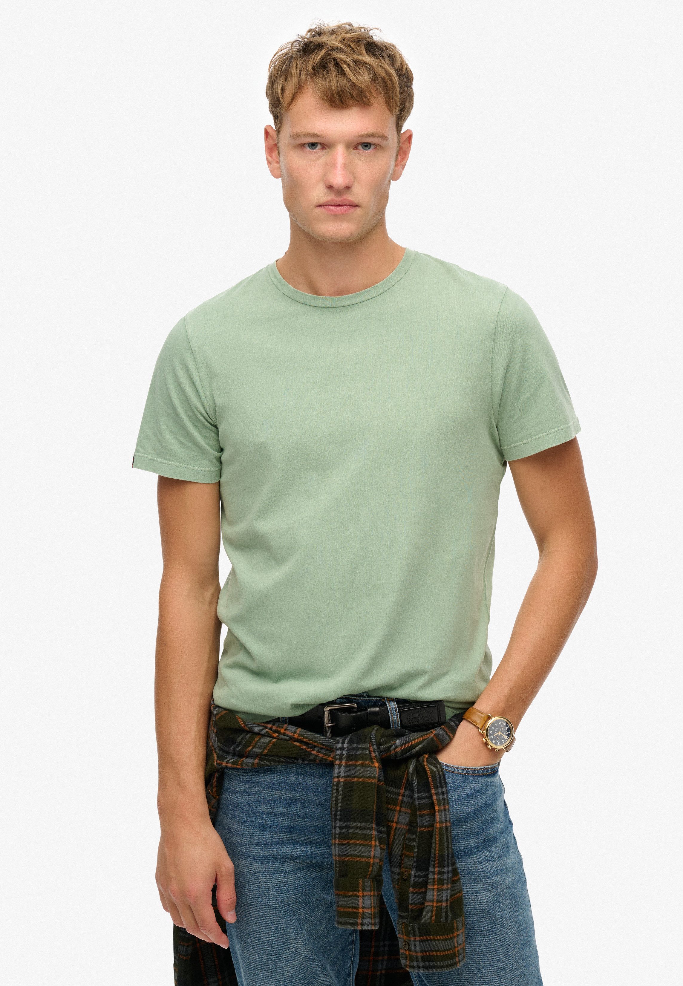 Superdry Shirt met ronde hals CLASSIC ESSENTIAL TEE