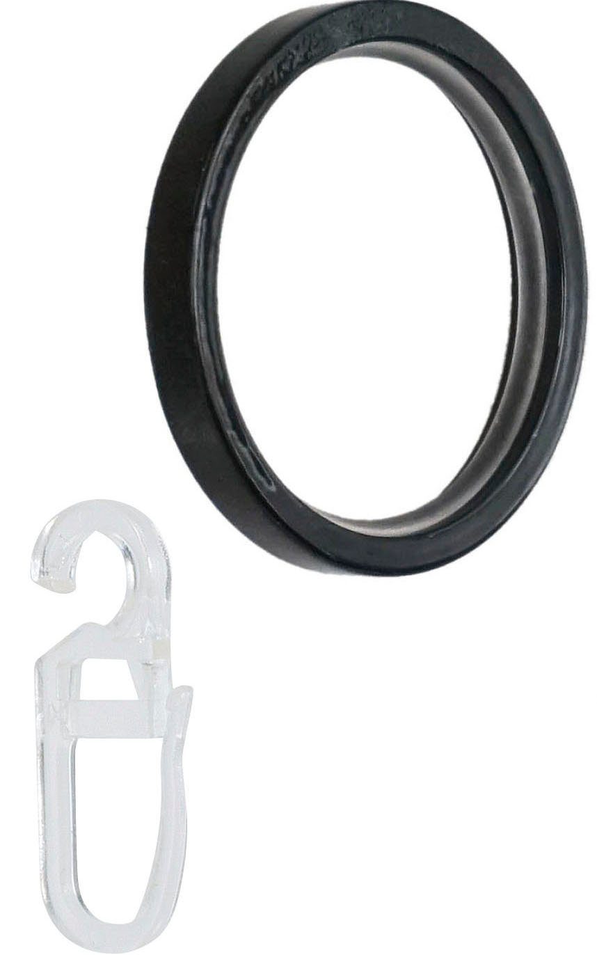 GARESA Platte ring Black (10 stuks)