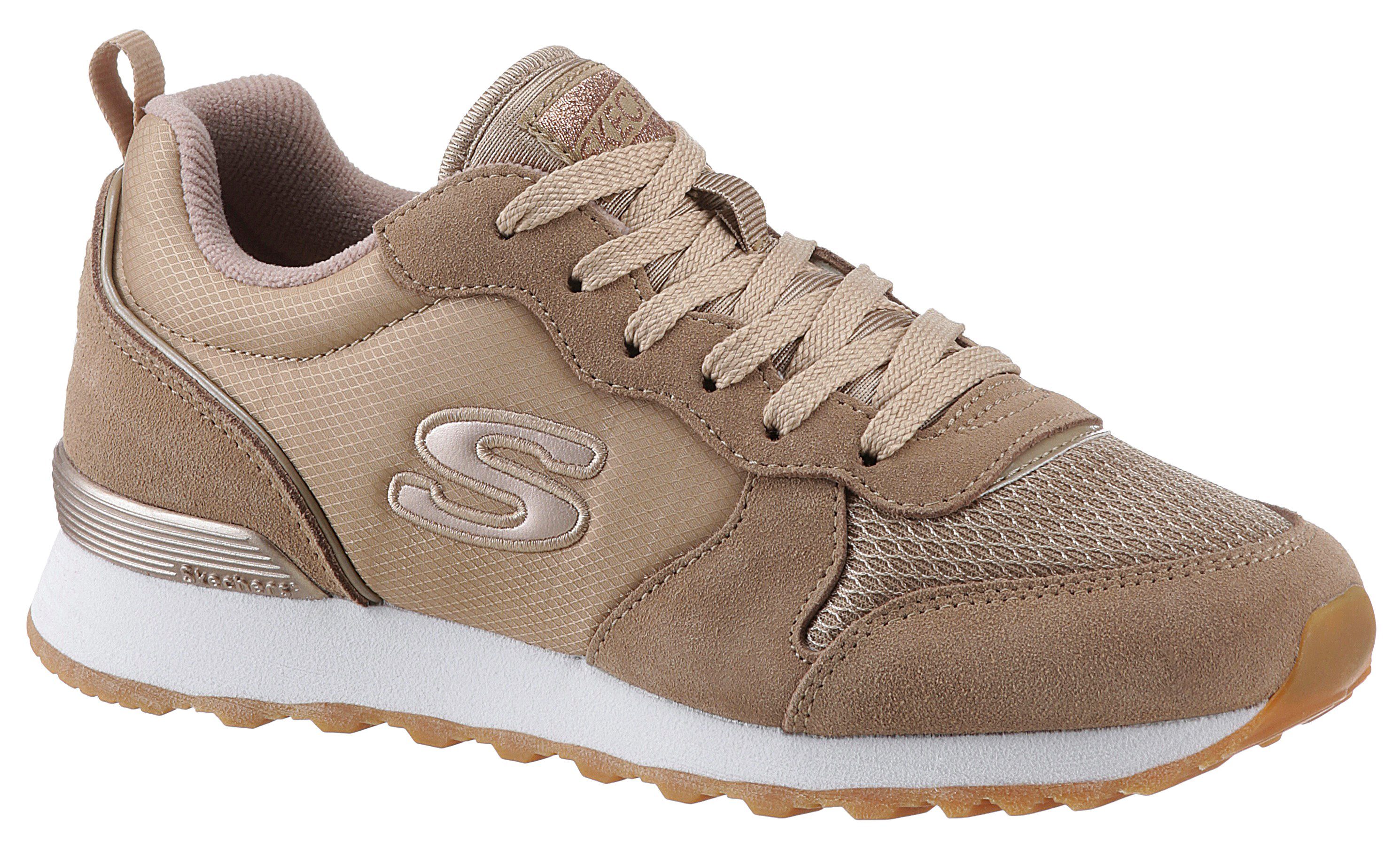 Skechers Sneakers GoldN Gurl Vrijetijdsschoen, lage schoen, veterschoen met air-cooled memory foam