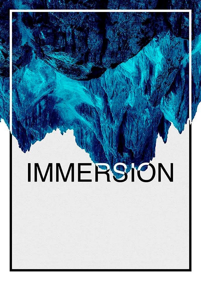 Komar XXL poster Immersion Blue