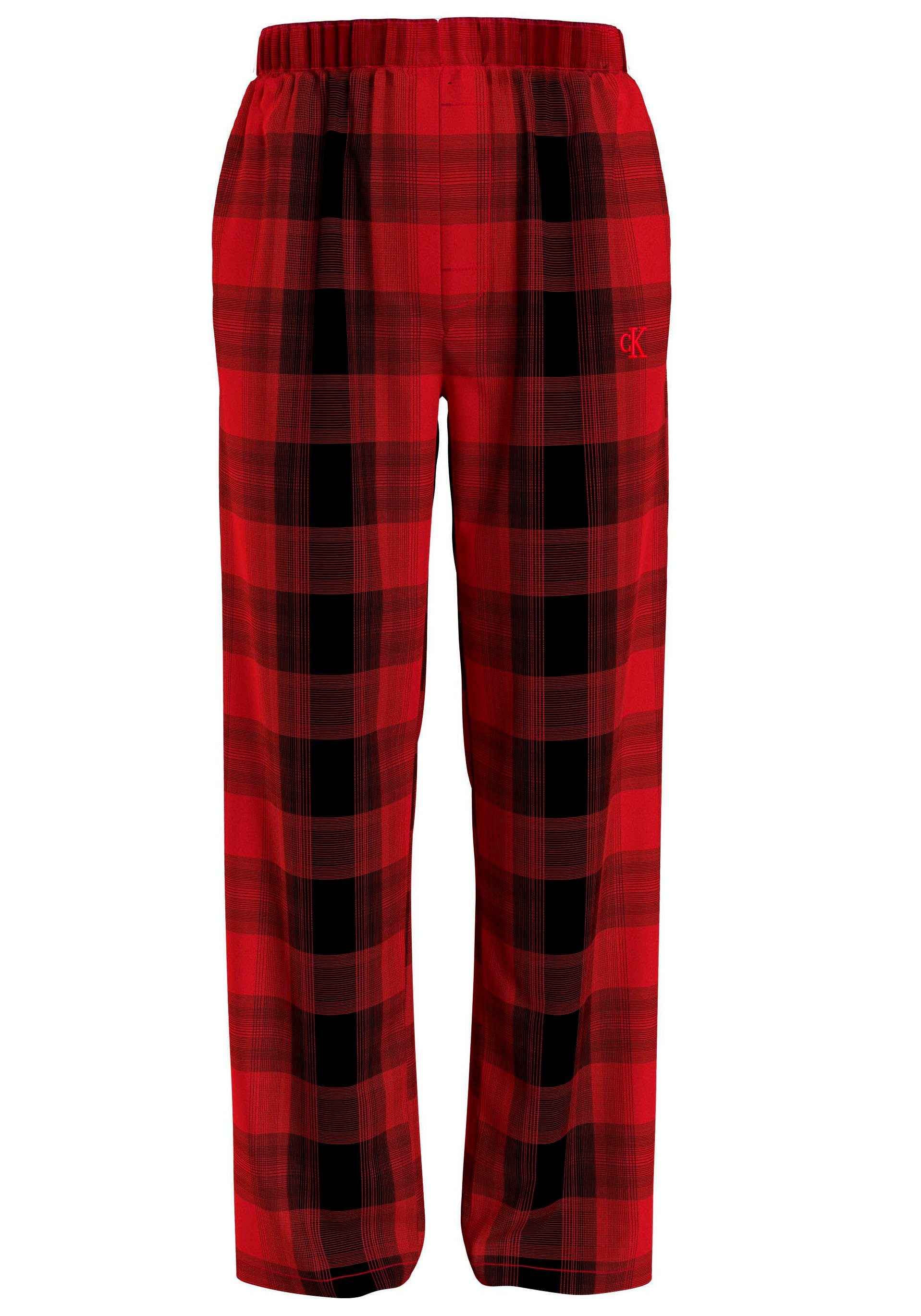 Calvin Klein Pyjamabroek SLEEP PANT in geruite look