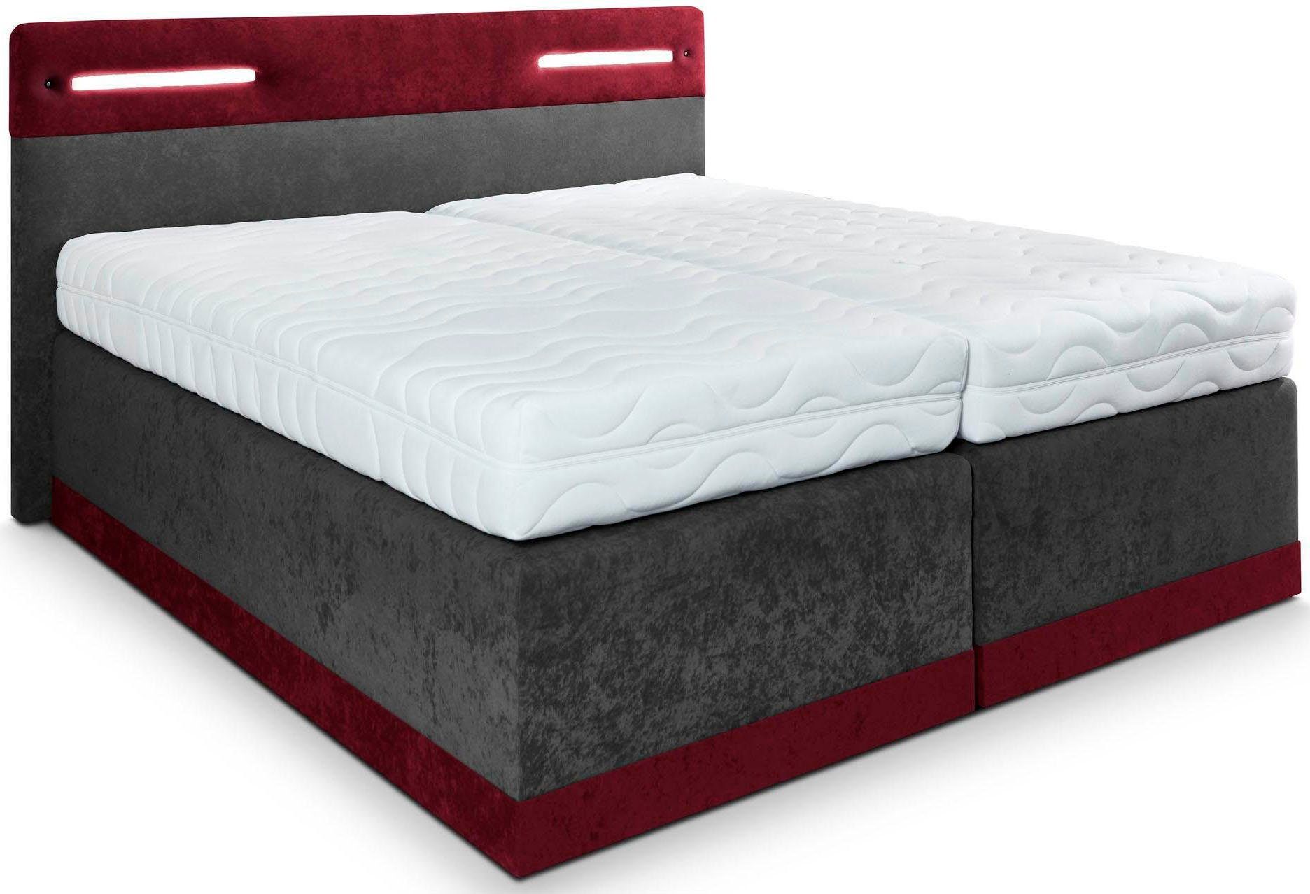 Westfalia Polsterbetten Boxspring met ledverlichting