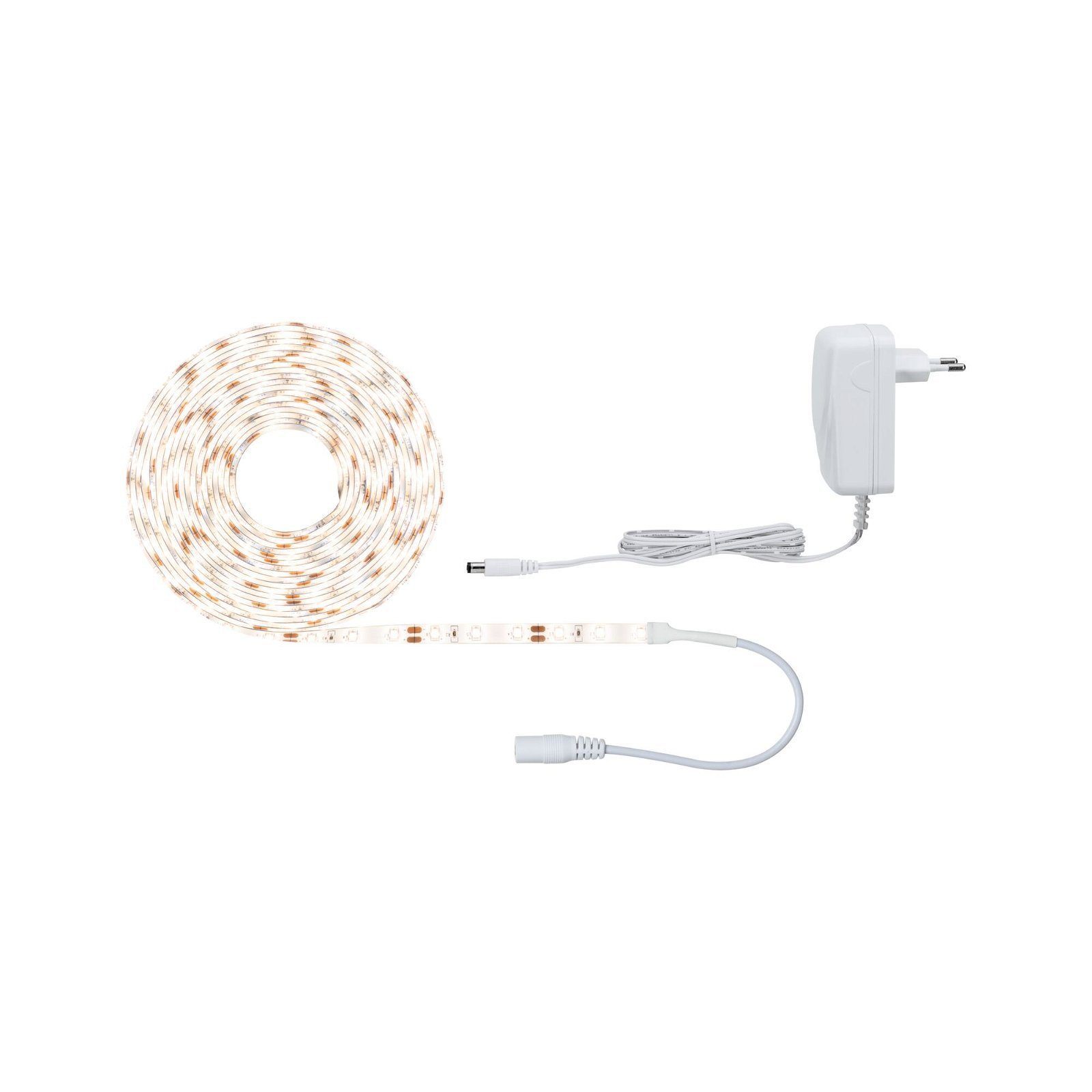 Paulmann Led-strepen SimpLED Strip Set 5m 17W 230/12V DC Wit Metaal Kunststof (1 stuk)