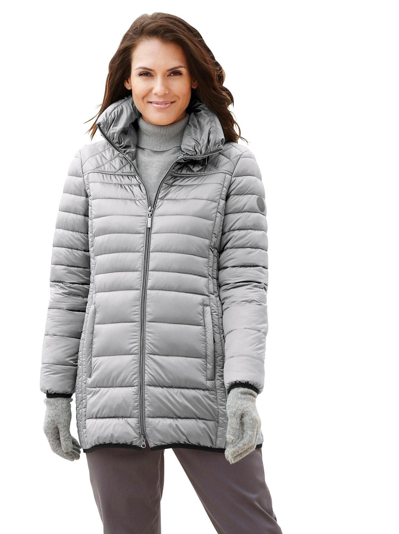 Casual Looks Gewatteerde jas dames gewatteerde jassen maat 50 grijs