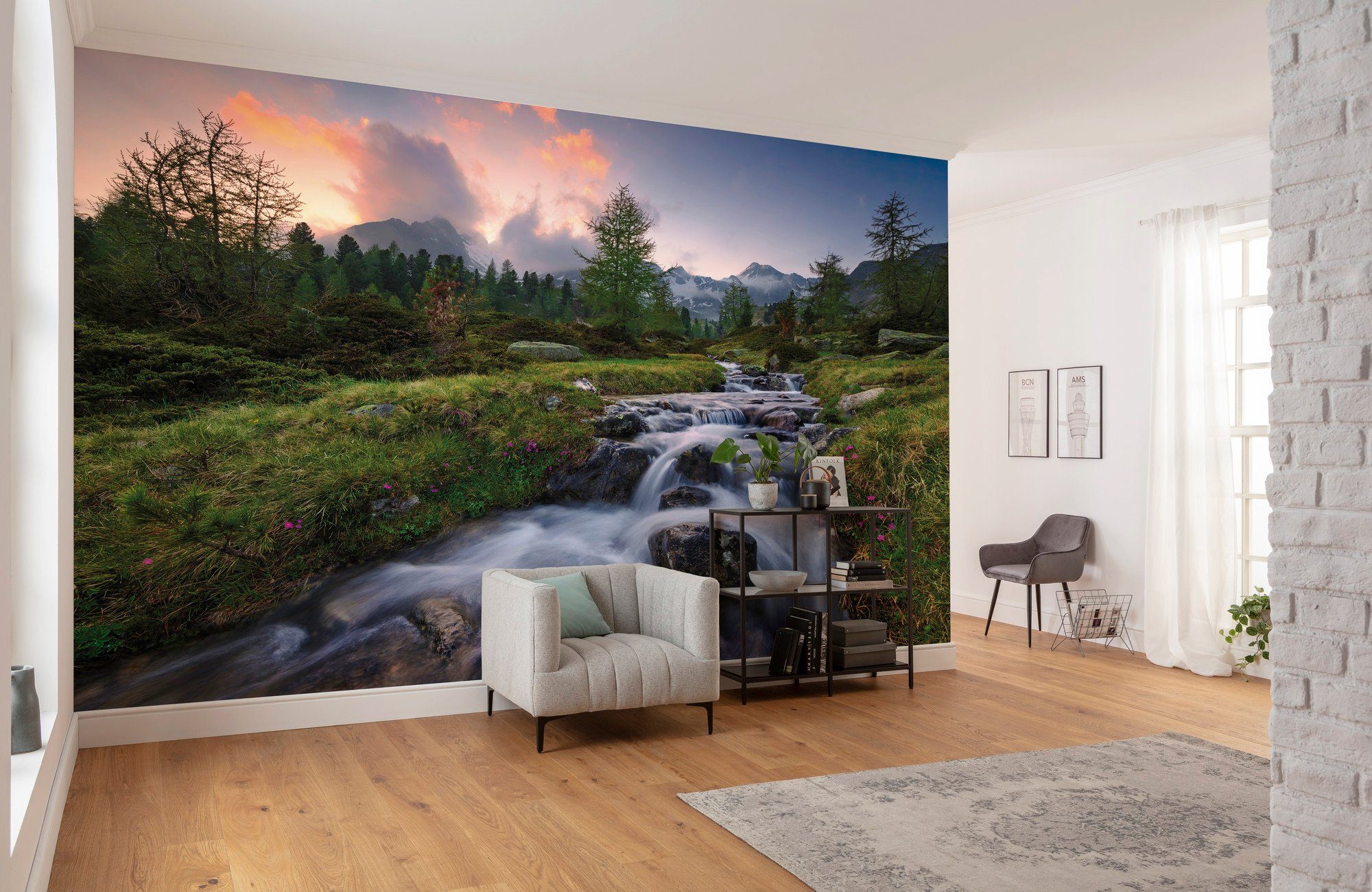 Komar Vliesbehang Digitale print vlies - Wild Paradise - Afmeting 450 x 280 cm (9 stuks)