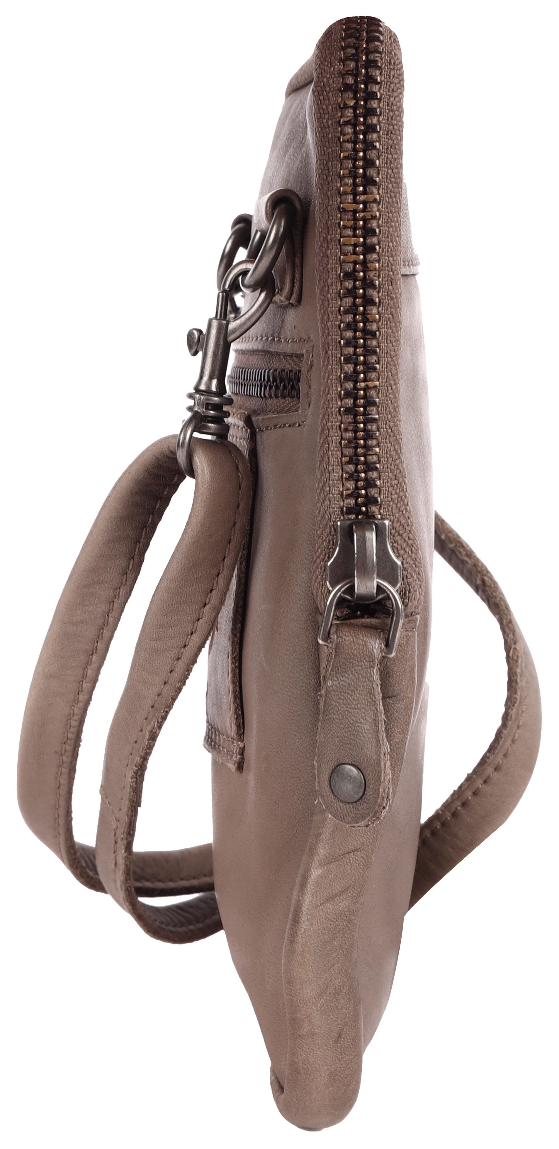 HARBOUR 2nd Mini-bag BENITA van stevig leer met kenmerkende merk-anker-label