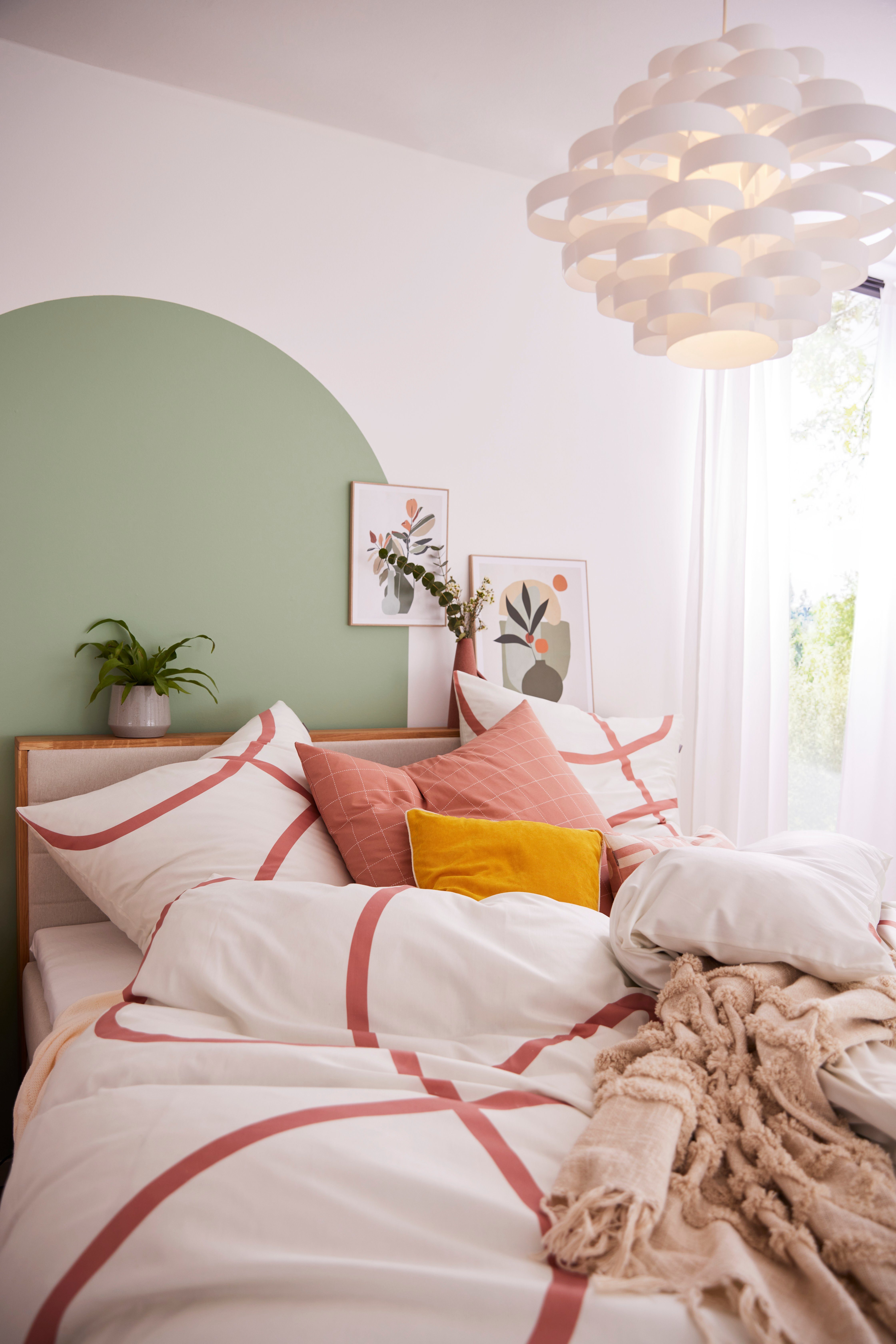 näve Hanglamp Young Living Hanglamp >>White Line<<, excl.1x E27 max. 40 W, wit,