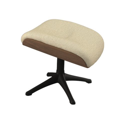 FLEXLUX Voetenbankje Aarhus, hocker Hoge comfort, ontspanningsmeubels, voet zwart hockers bruin