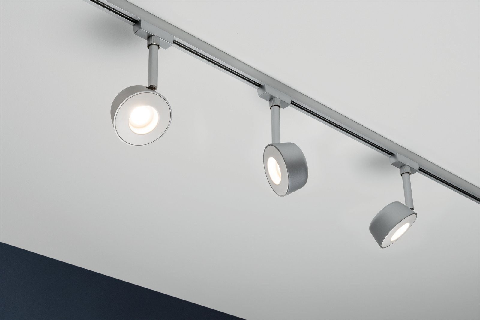 Paulmann Railsysteem-lampen URail rails spot Pellet 350lm 6,7W 2700K 230V chroom mat, dimbaar 4W (1-delig)