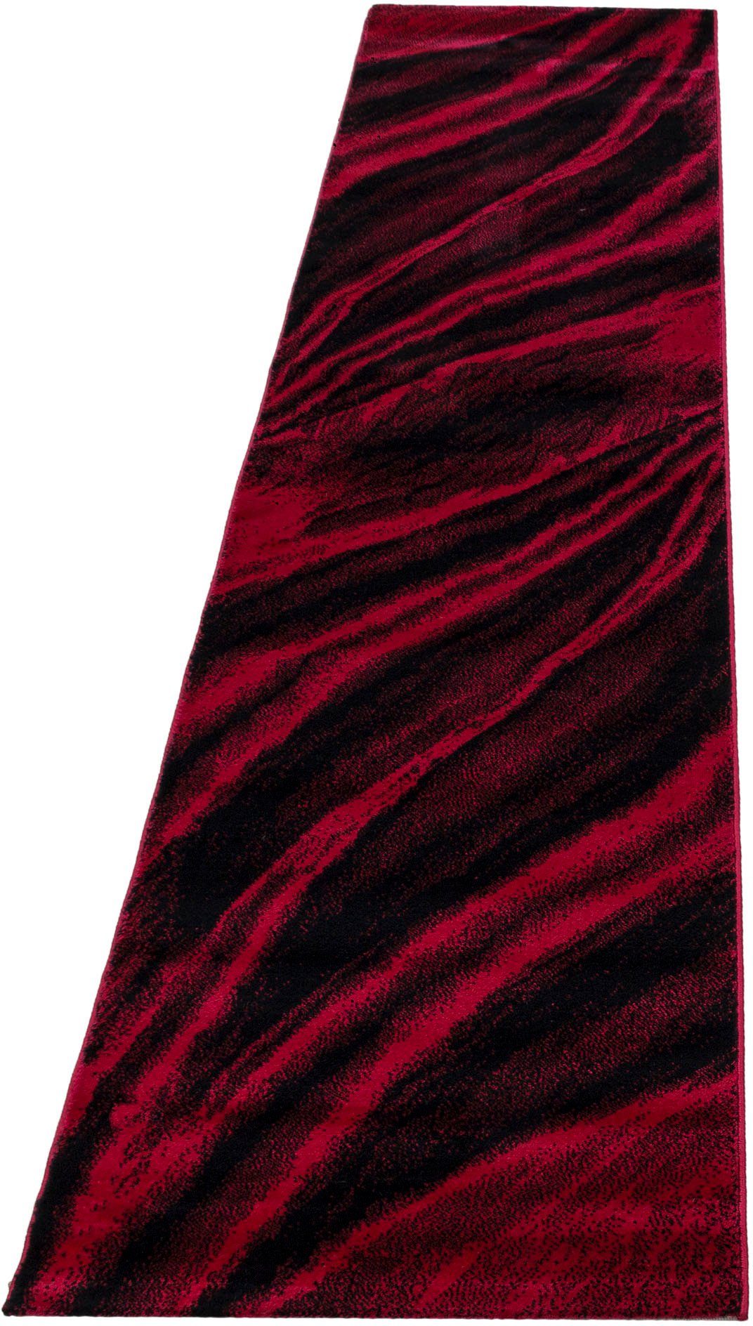 Ayyildiz Teppiche Loper Miami 6630 Laagpolig, 80 cm x 300 cm (BxL) lopers maat 80x300 cm rood