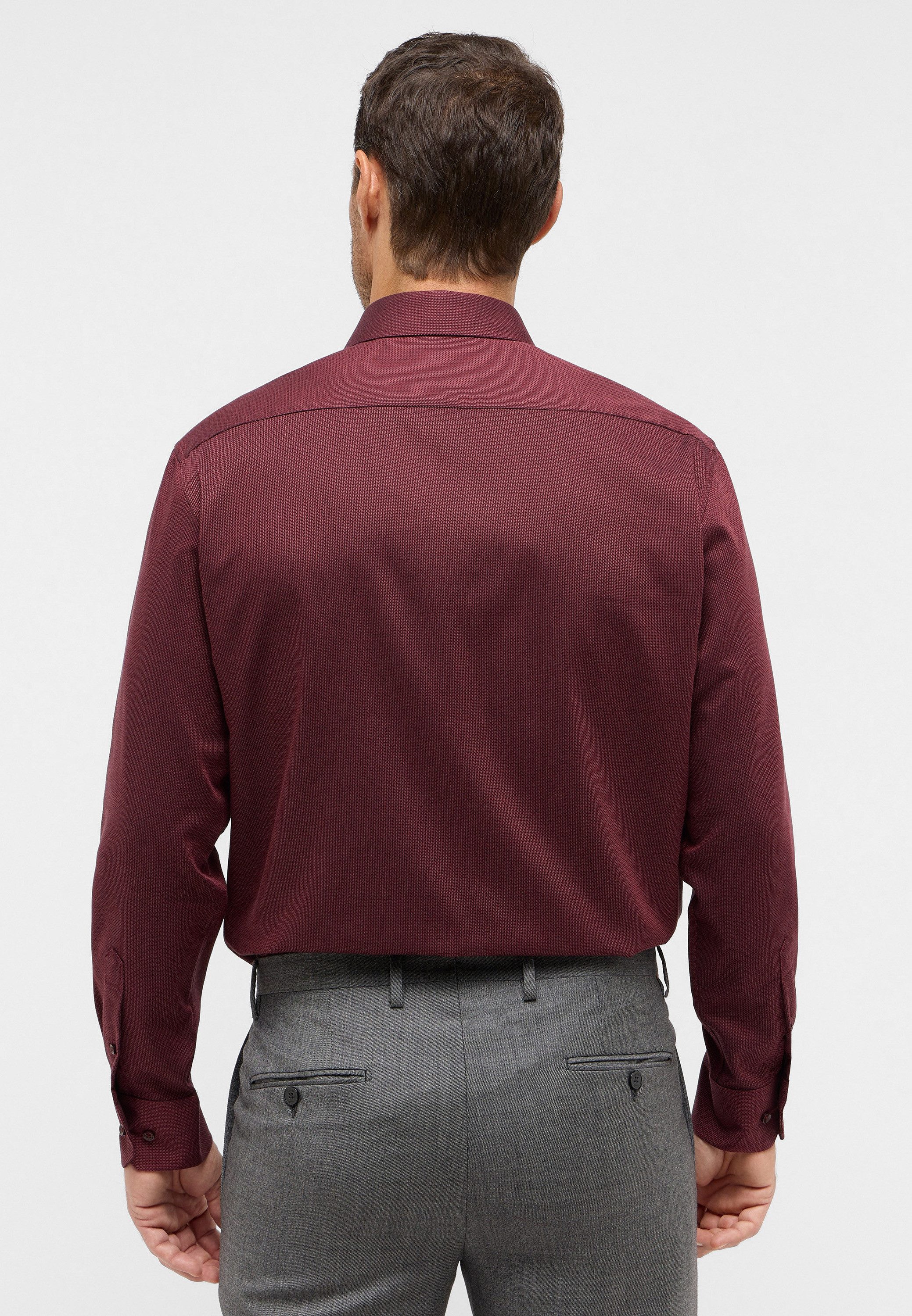 Eterna Overhemd met lange mouwen MODERN FIT NON IRON (strijkvrij)