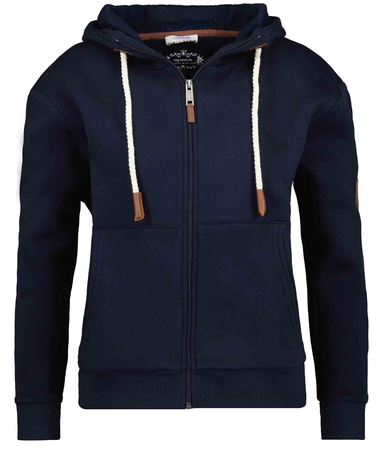 RAGMAN Sweatvest heren sweatvesten maat L (50/52) blauw