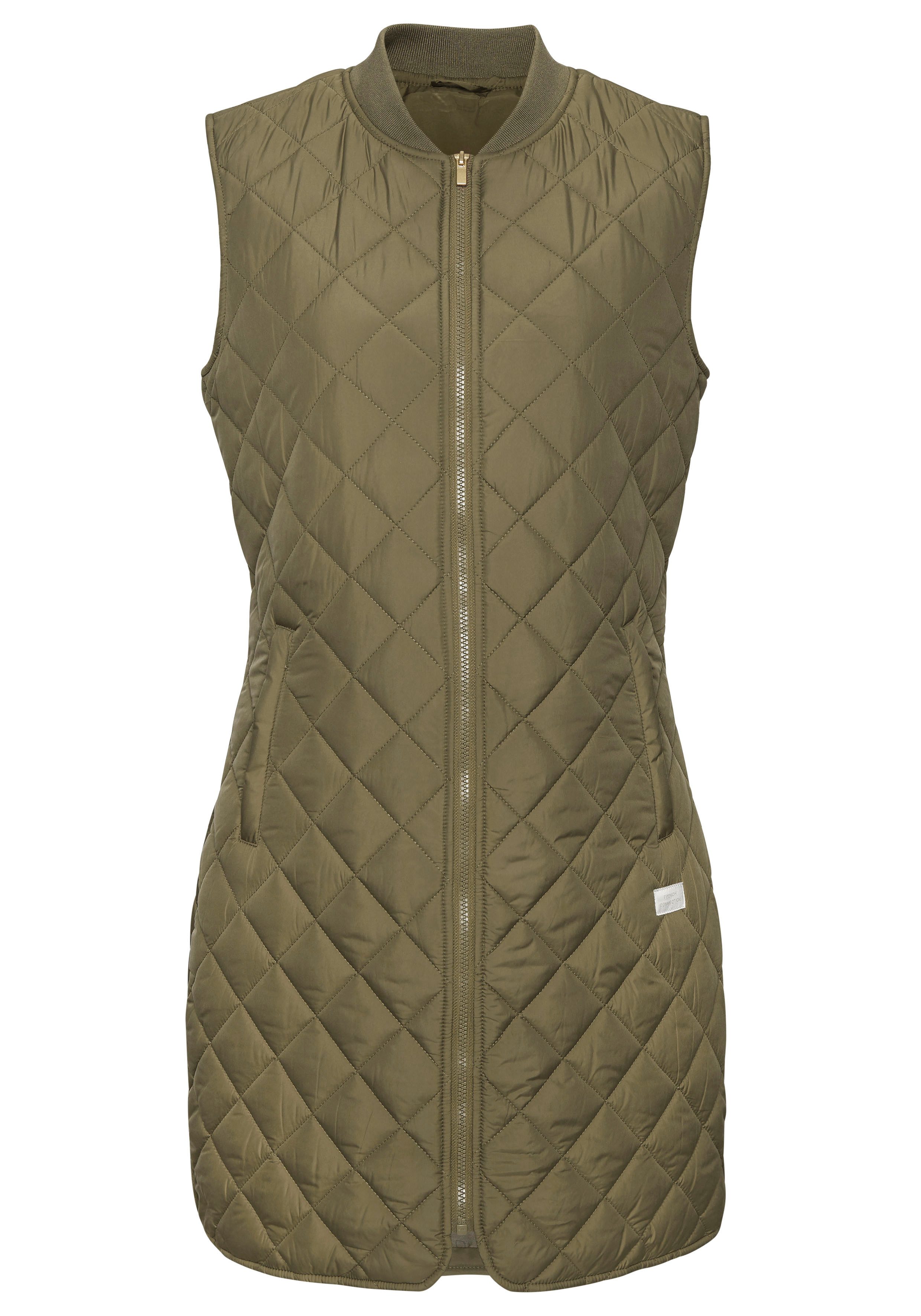 French Connection Lang gilet met breed gesneden schouders